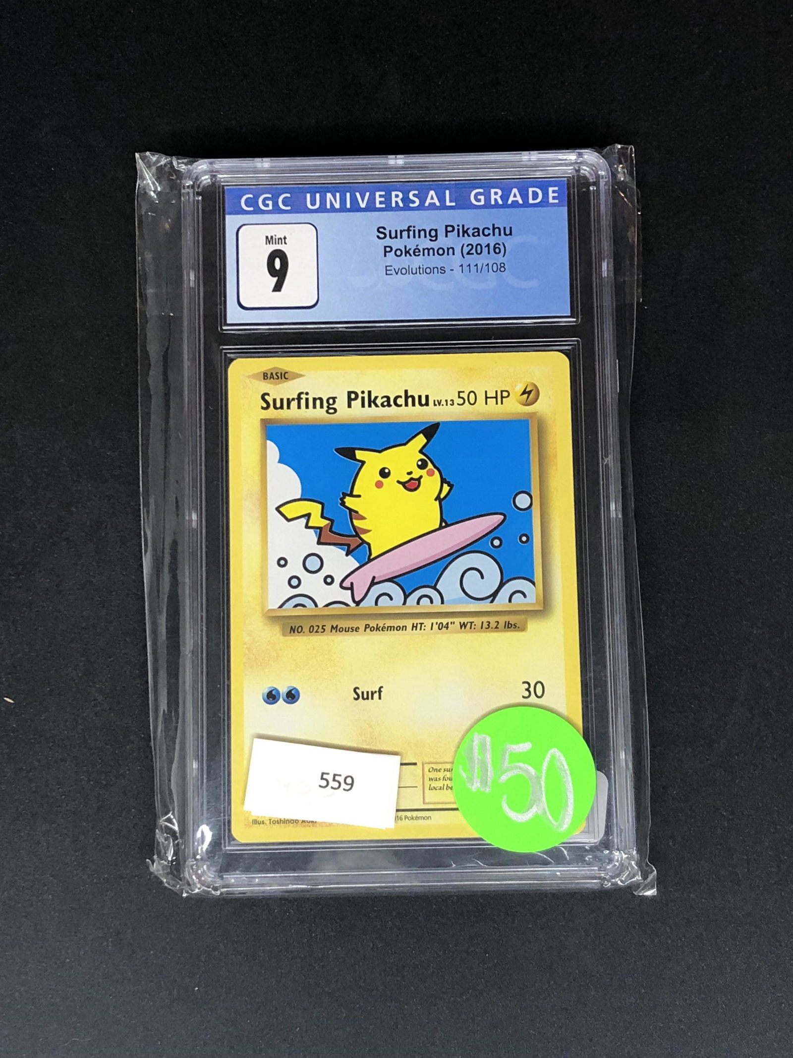 Surfing Pikachu CGC 9 (1 of 1)