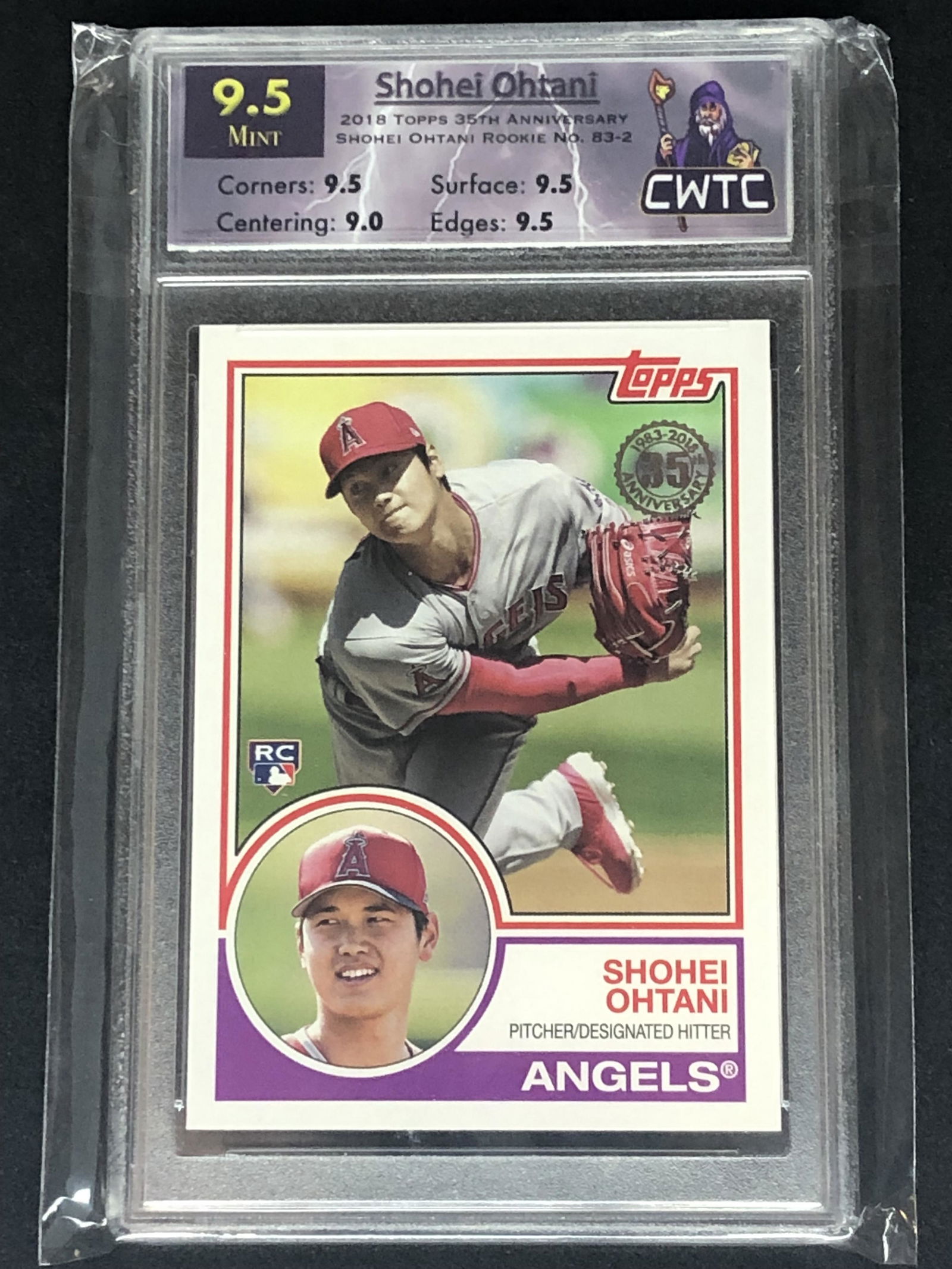 Shohei Ohtani Topps 35th Anniversary Rookie CWTC 9.5 (1 of 1)