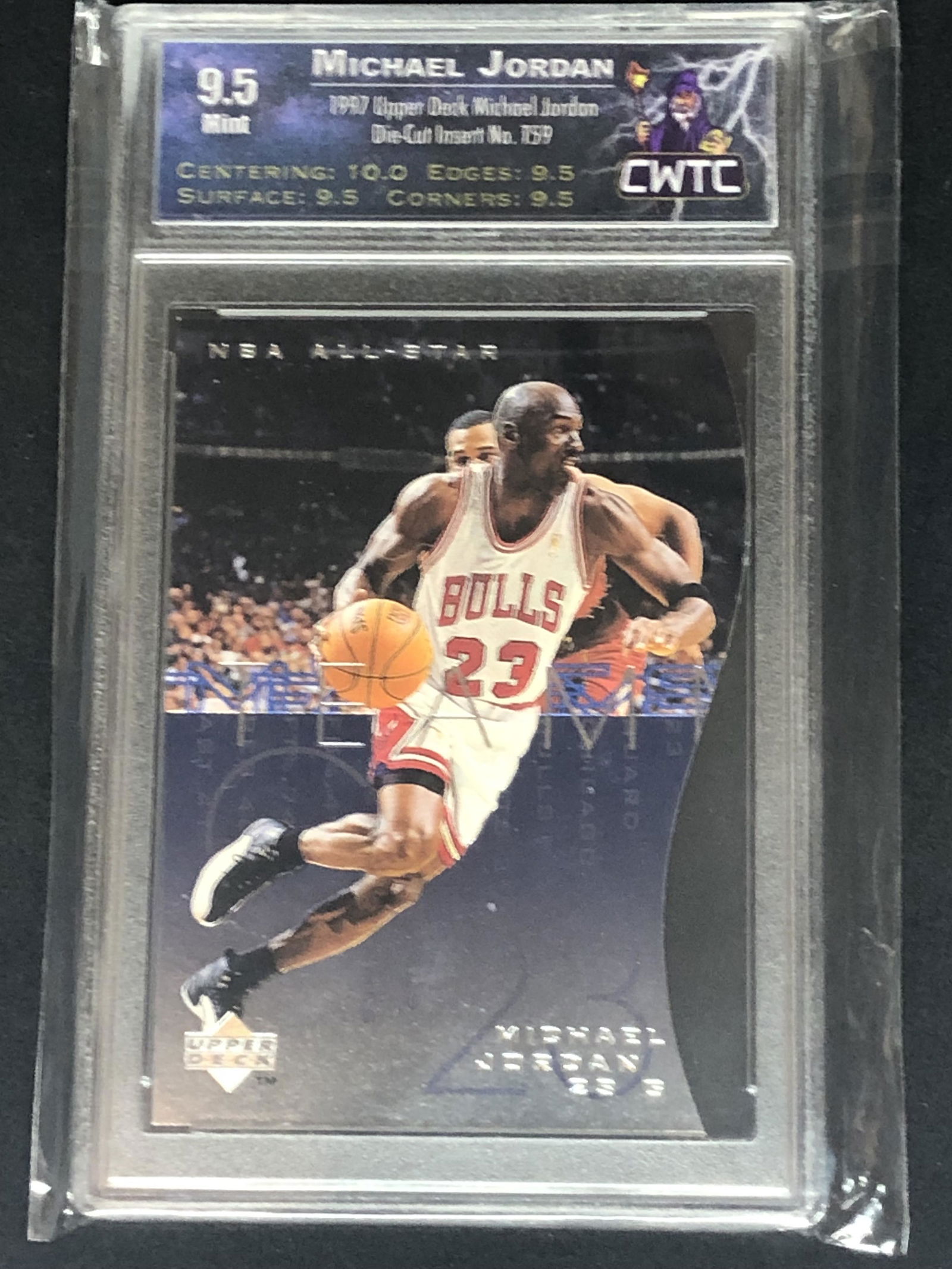 Michael Jordan Die Cut Upper Deck CWTC 9.5 (1 of 1)