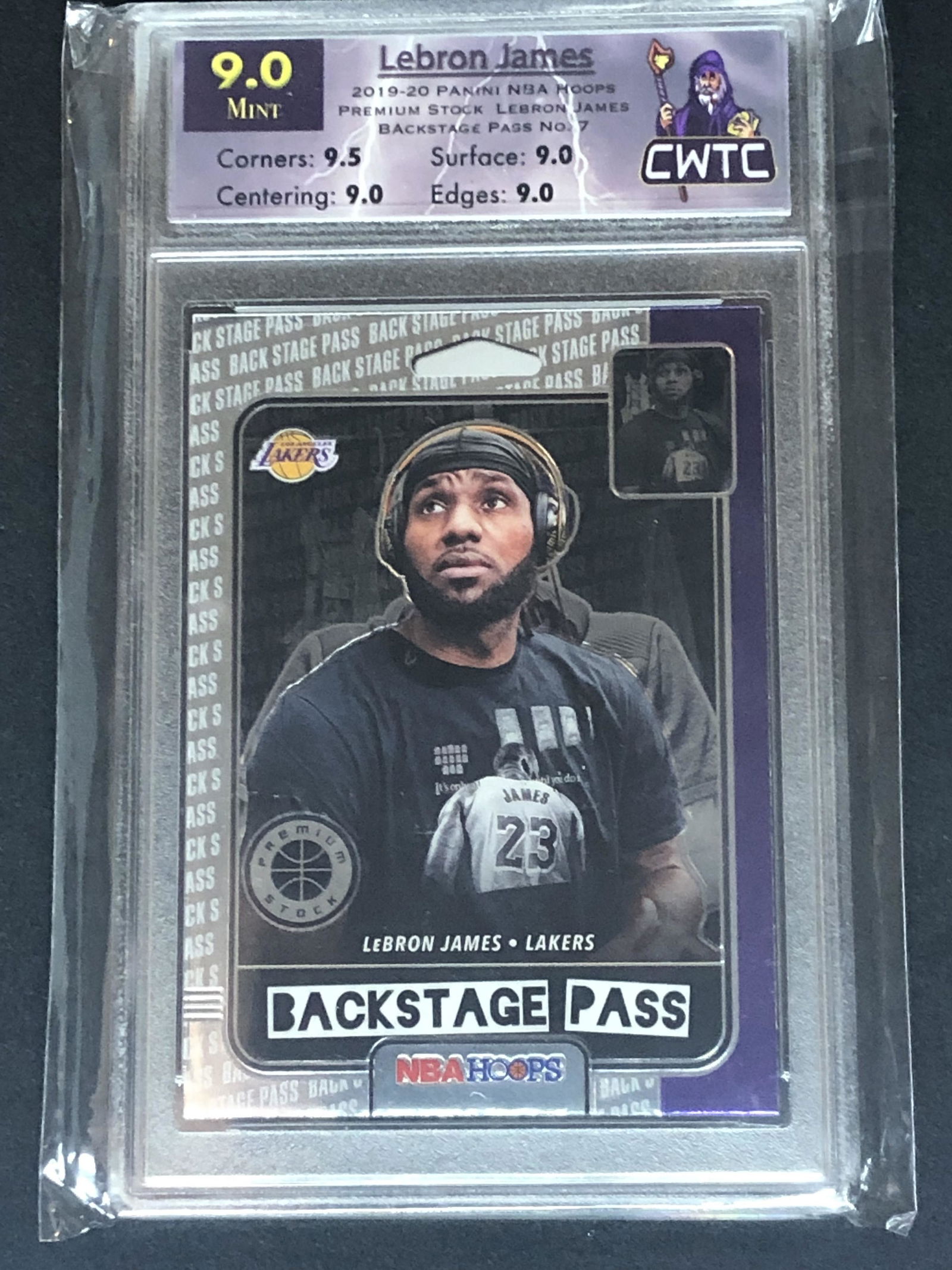 Lebron James NBA Hoops Backstage Pass CWTC 9 (1 of 1)