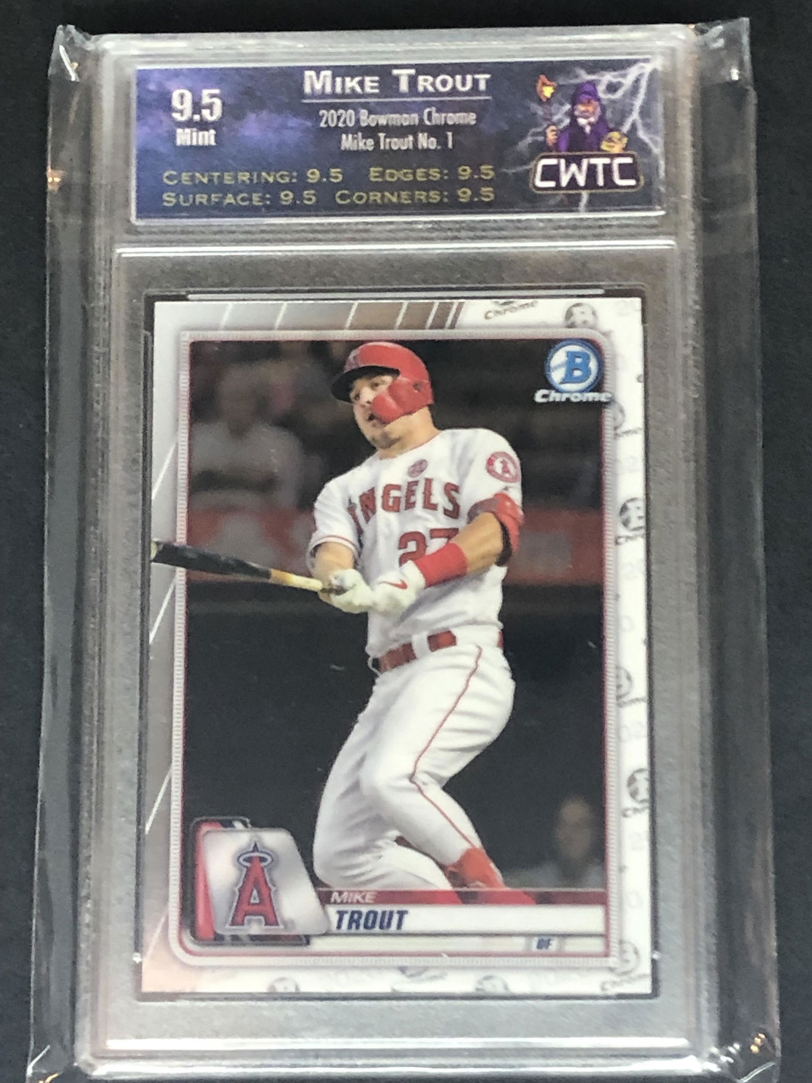 Mike Trout Bowman Chrom CWTC 9.5 (1 of 1)