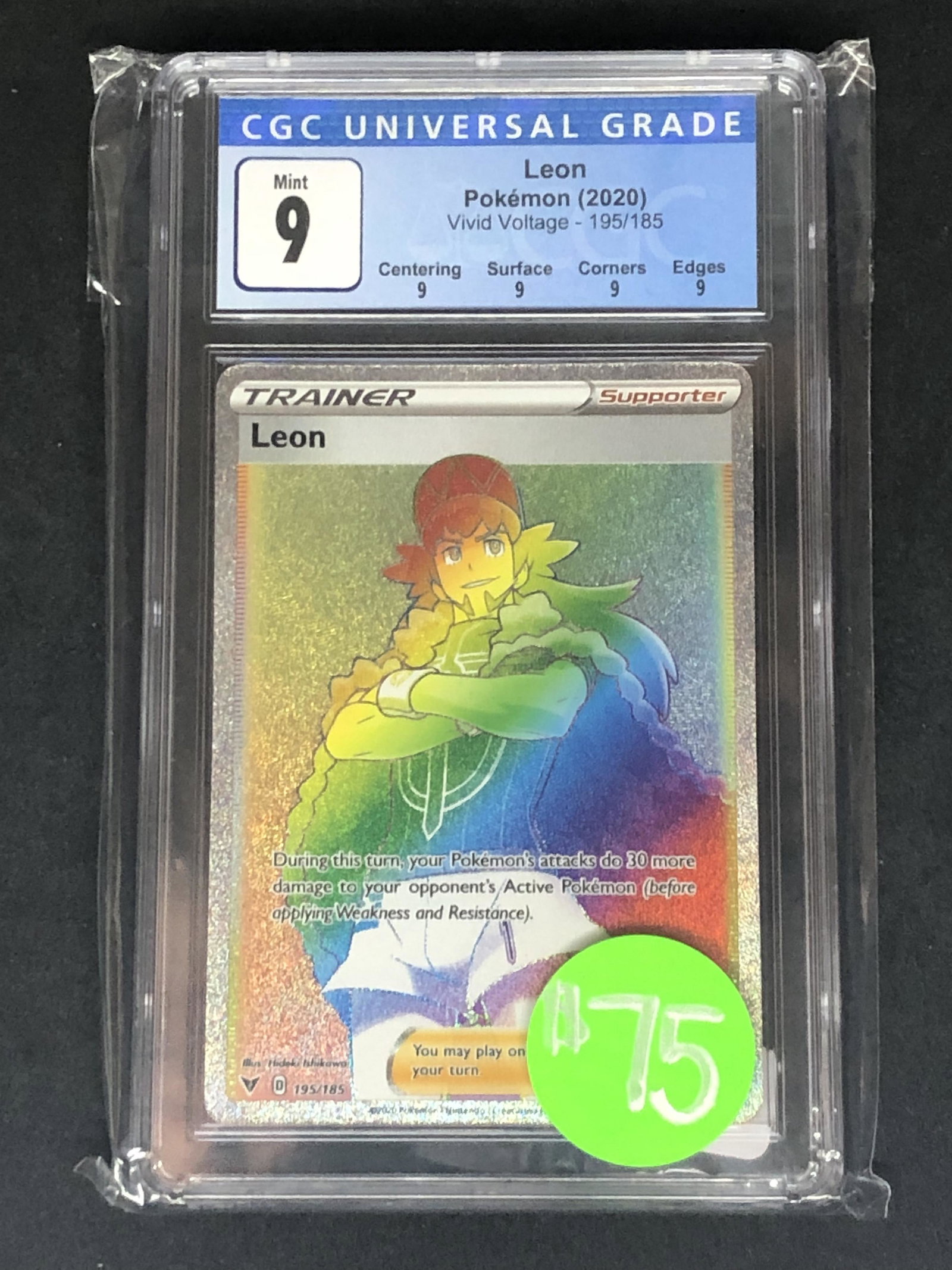 Leon Secret Rare CGC 9: Leon Secret Rare CGC 9