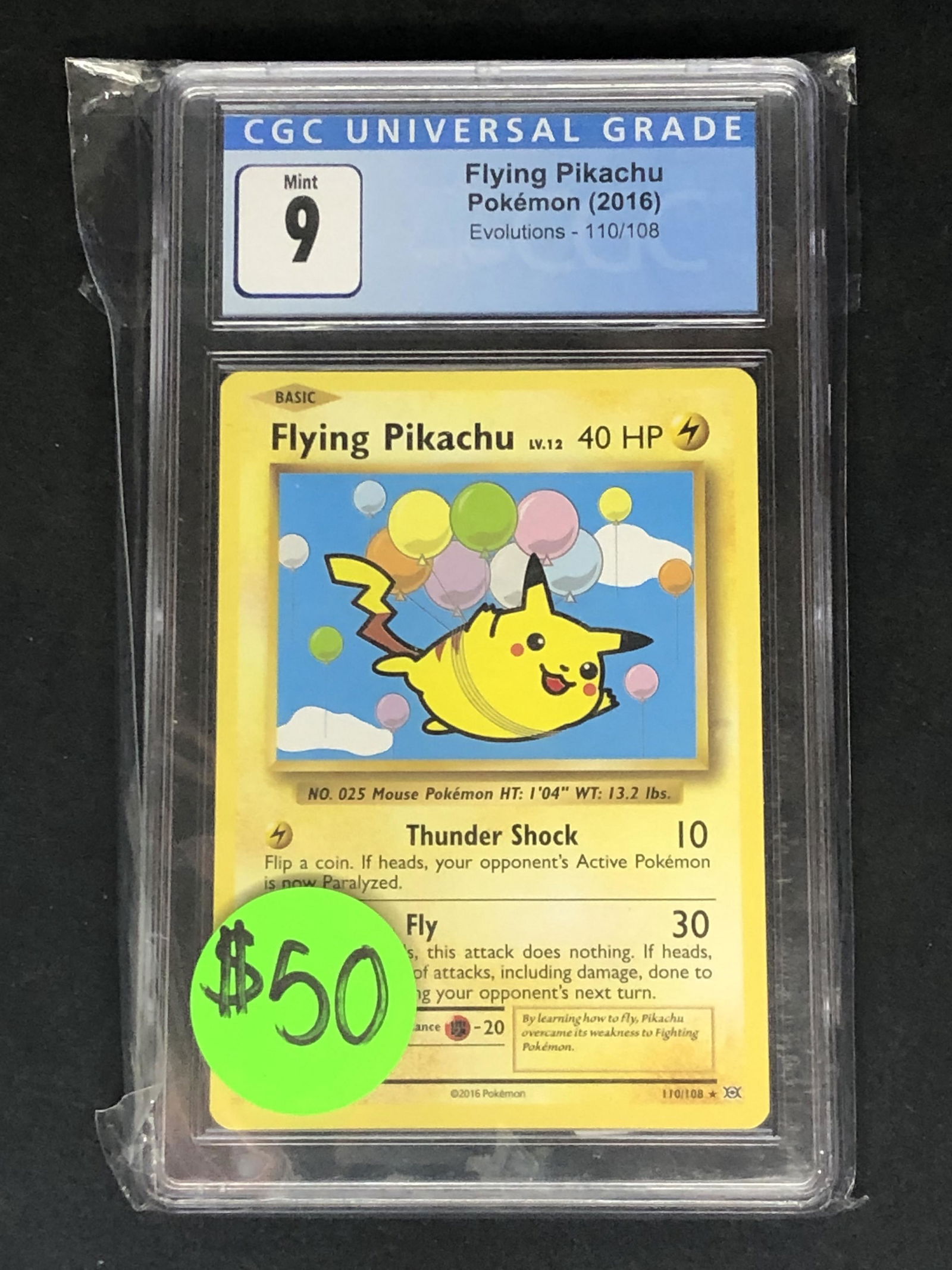 Flying Pikachu CGC 9 (1 of 1)