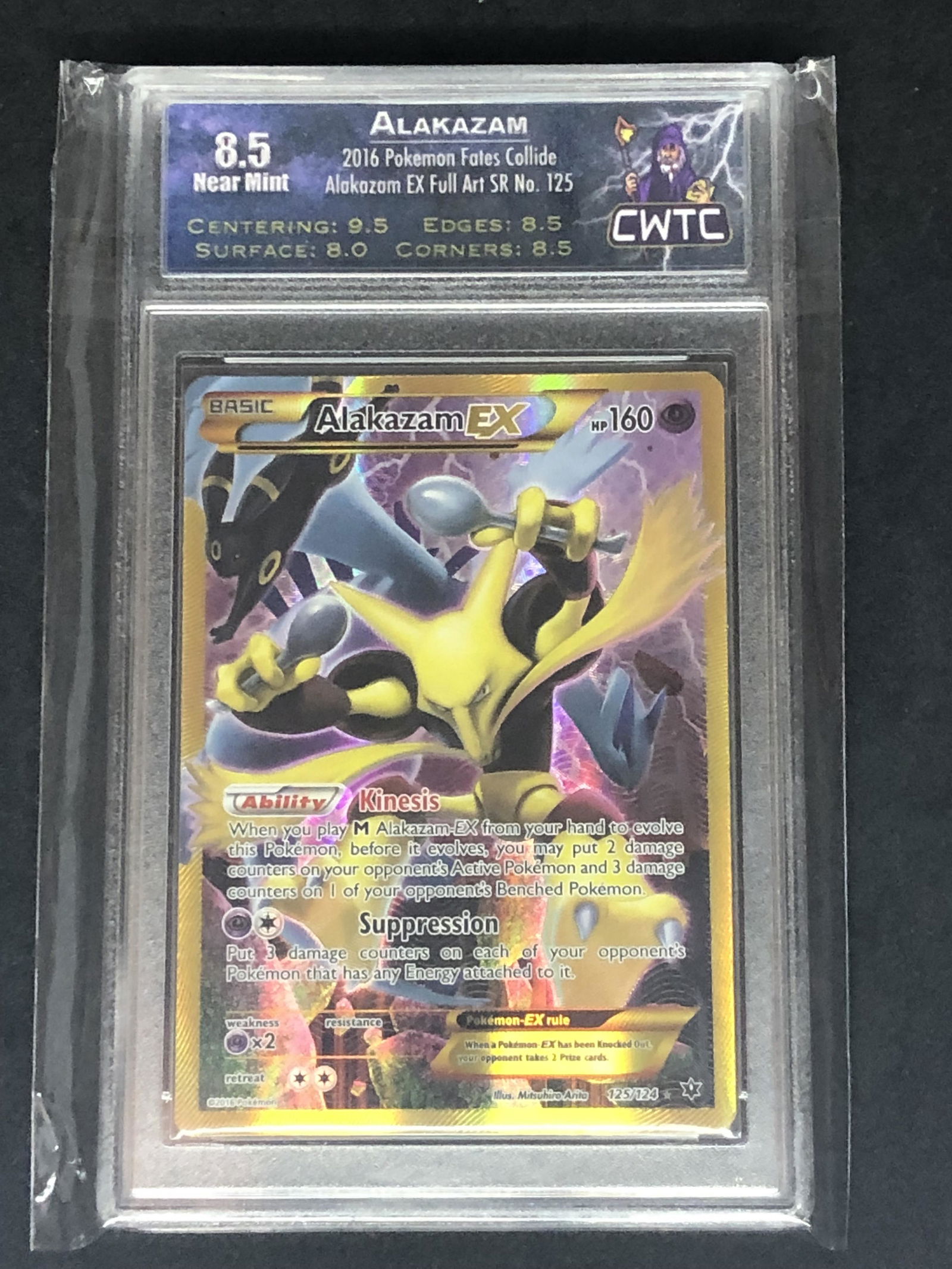 Alakazam EX Full Art CWTC 8.5 (1 of 1)