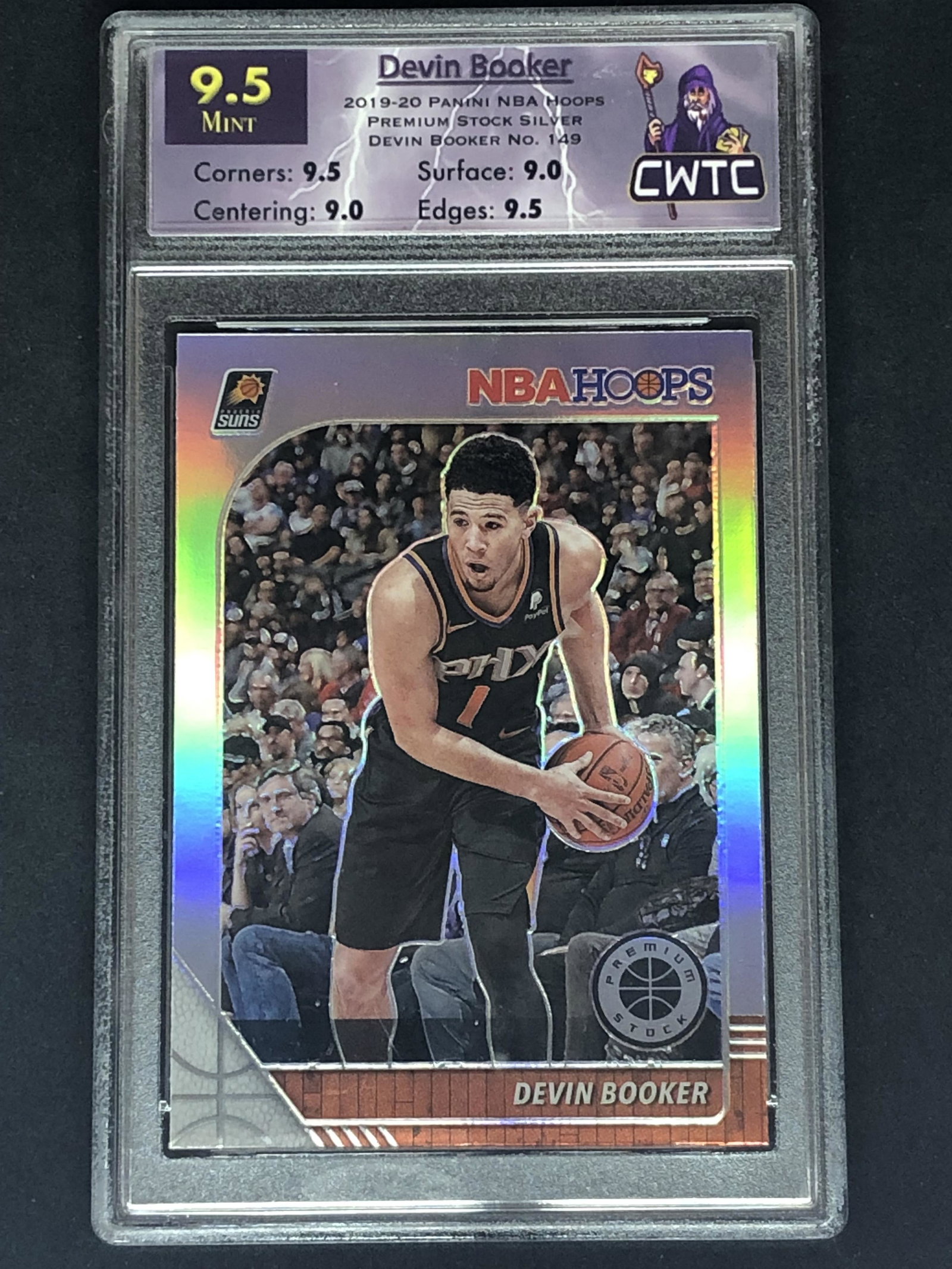 Devin Booker Panini NBA Hoops Silver CWTC 9.5 (1 of 1)