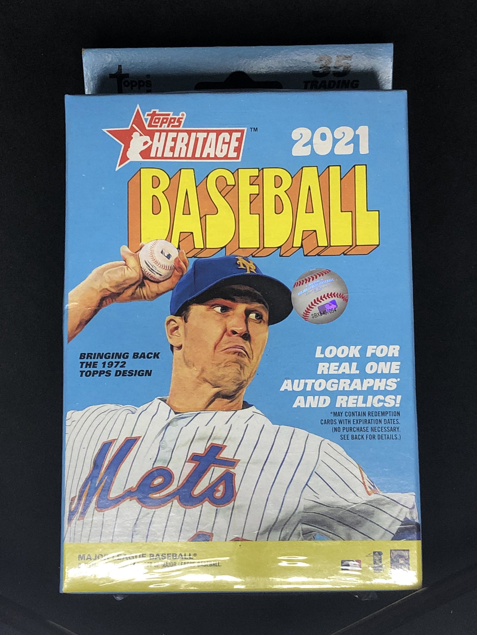 2021 Topps Heritage Baseball Card Box (1 of 1)