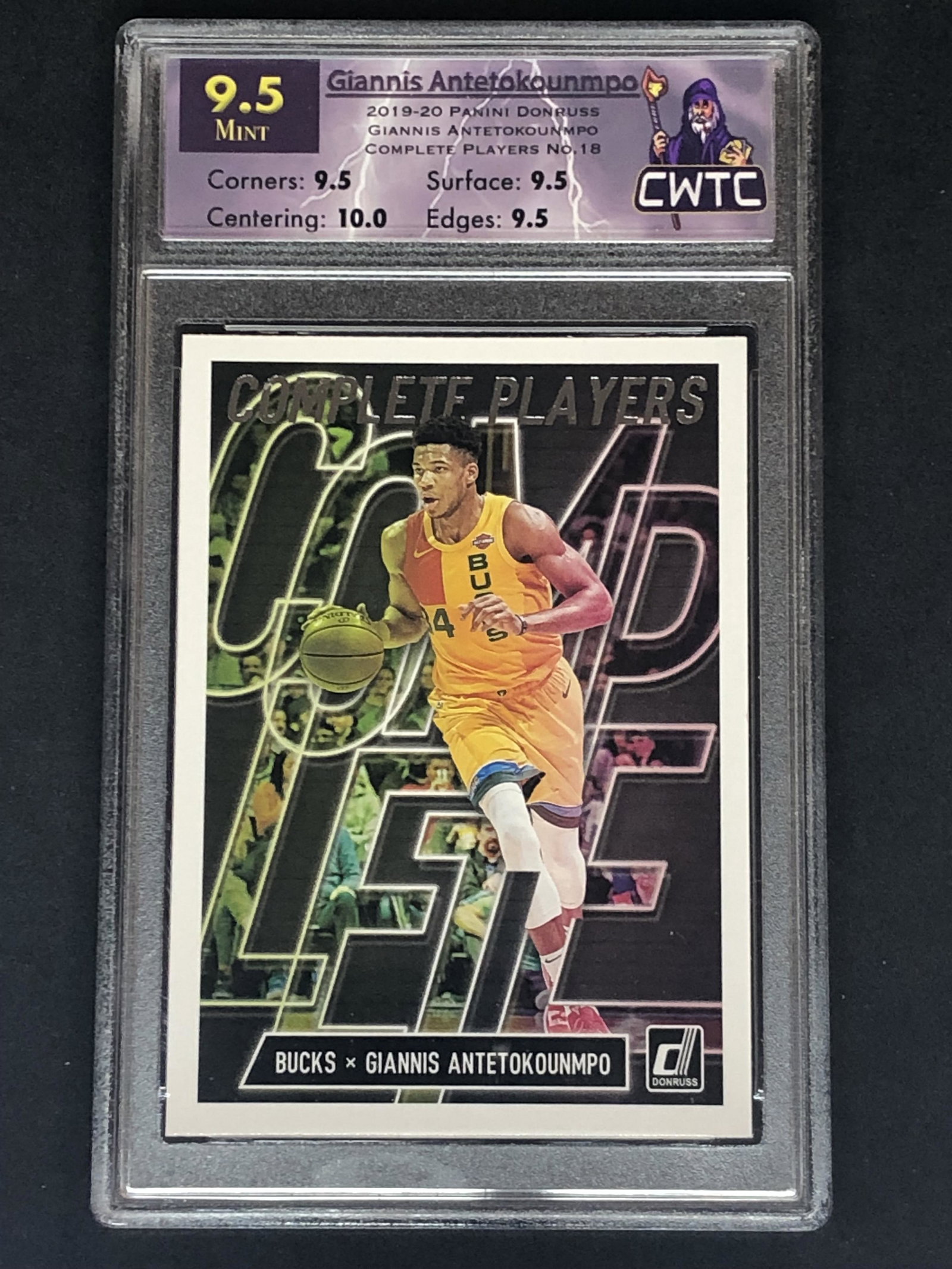 Giannis Antetokounmpo Panini Donruss CWTC 9.5 (1 of 1)