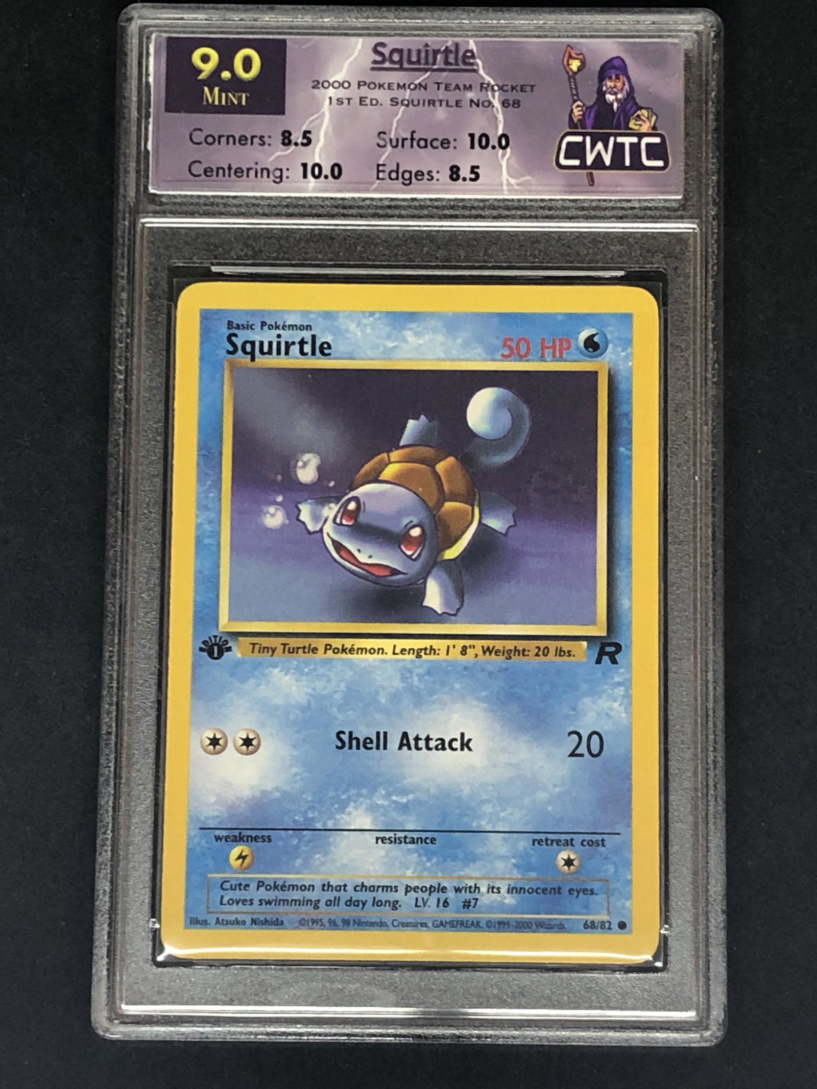 1st Edition Team Rocket Squirtle CWTC 9 (1 of 1)