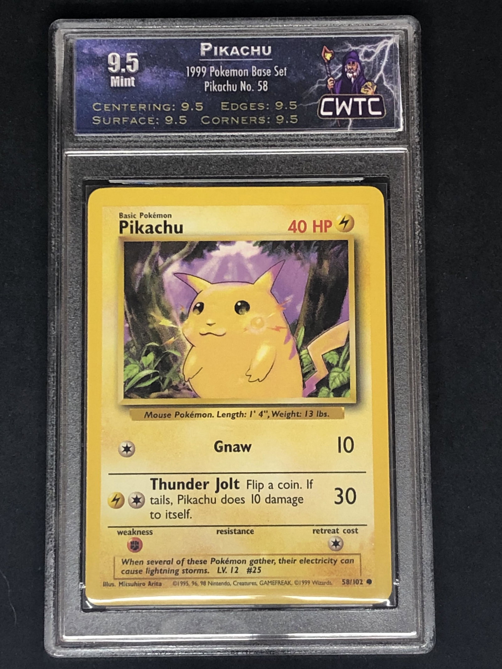 Pikachu Base Set CWTC 9.5 (1 of 1)