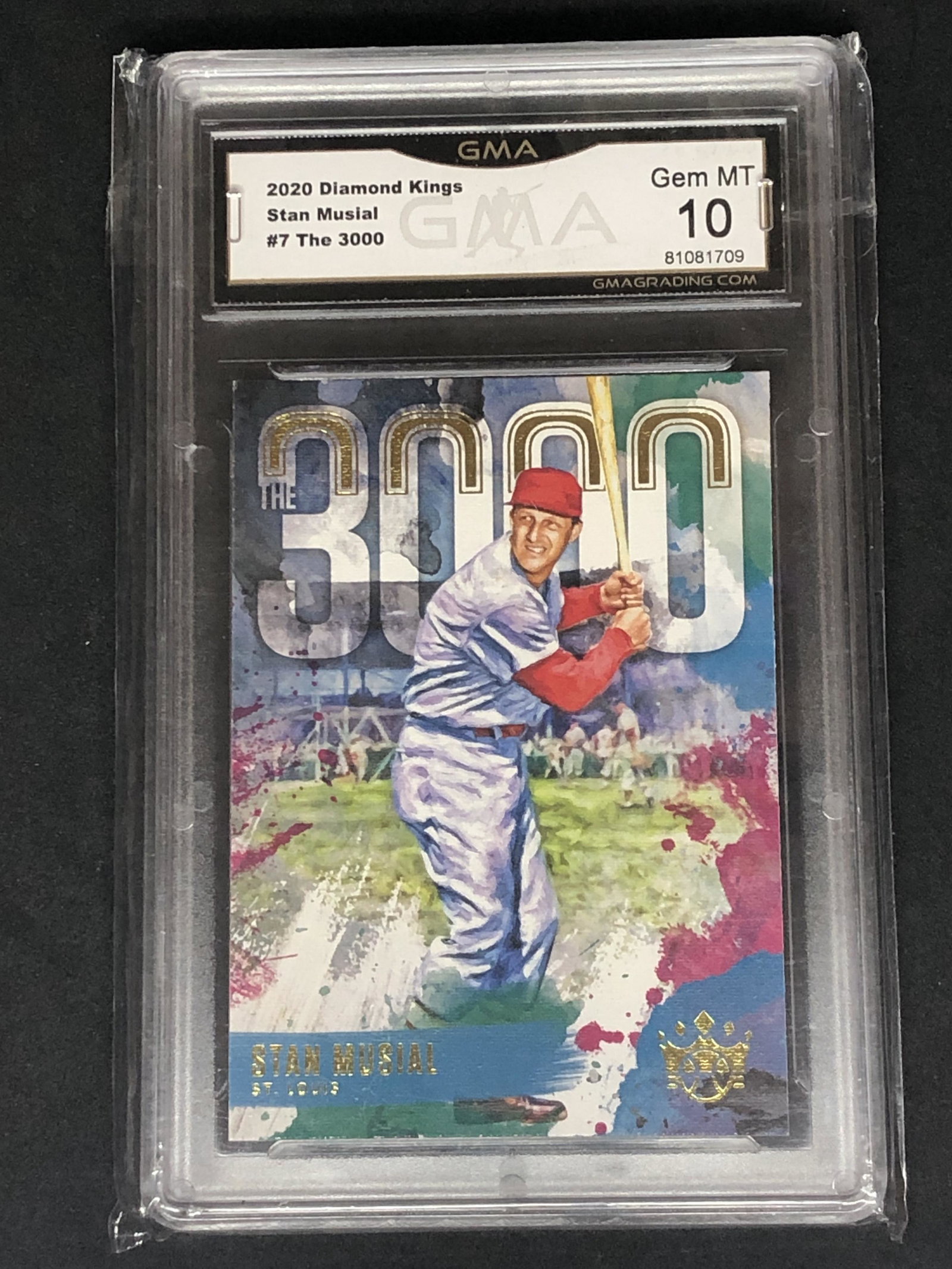 Stan Musial Panini diamond Kings GMA 10: Stan Musial Panini diamond Kings GMA 10