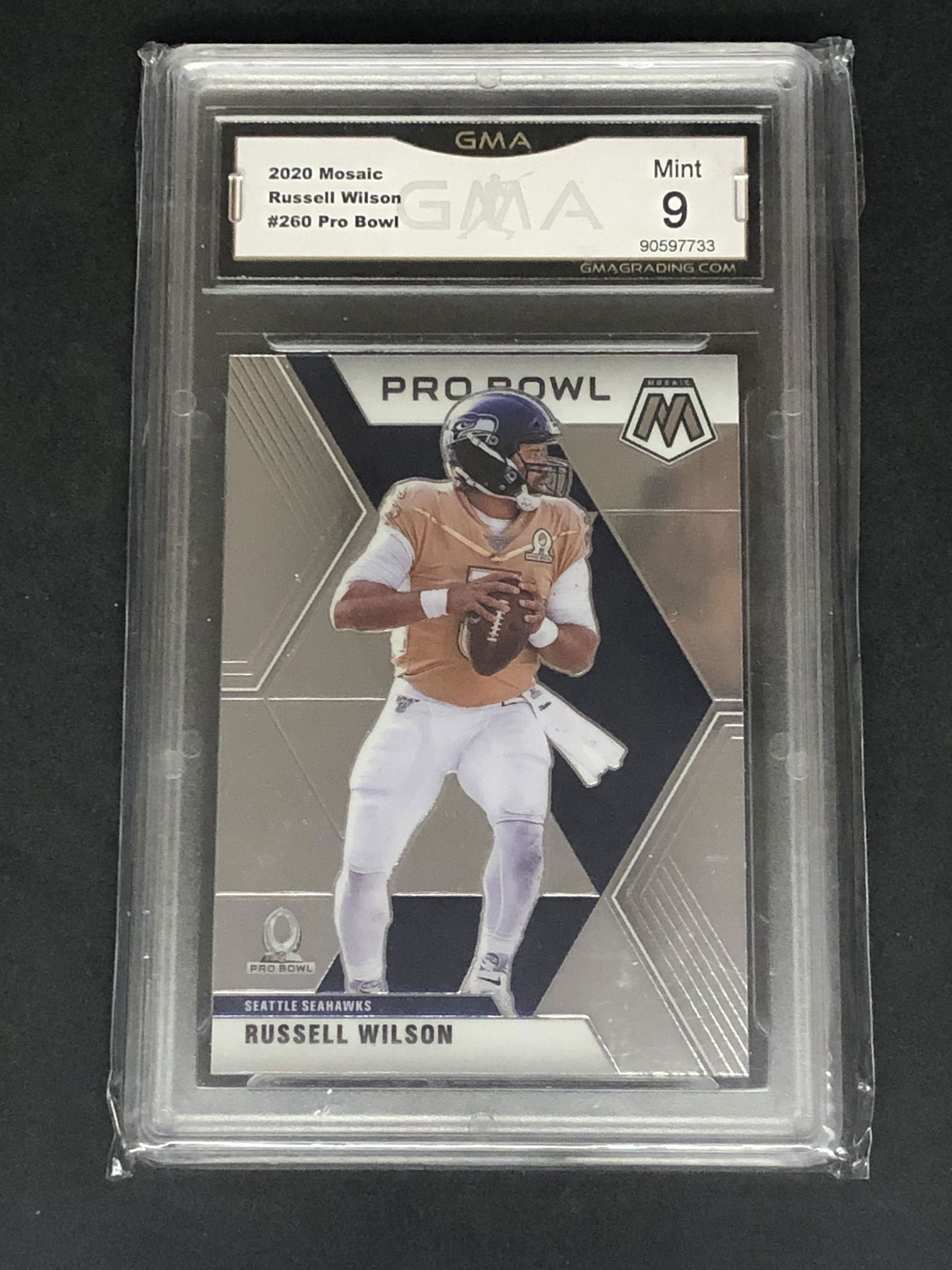 Russell Wilson Panini Mosaic GMA 9 (1 of 1)