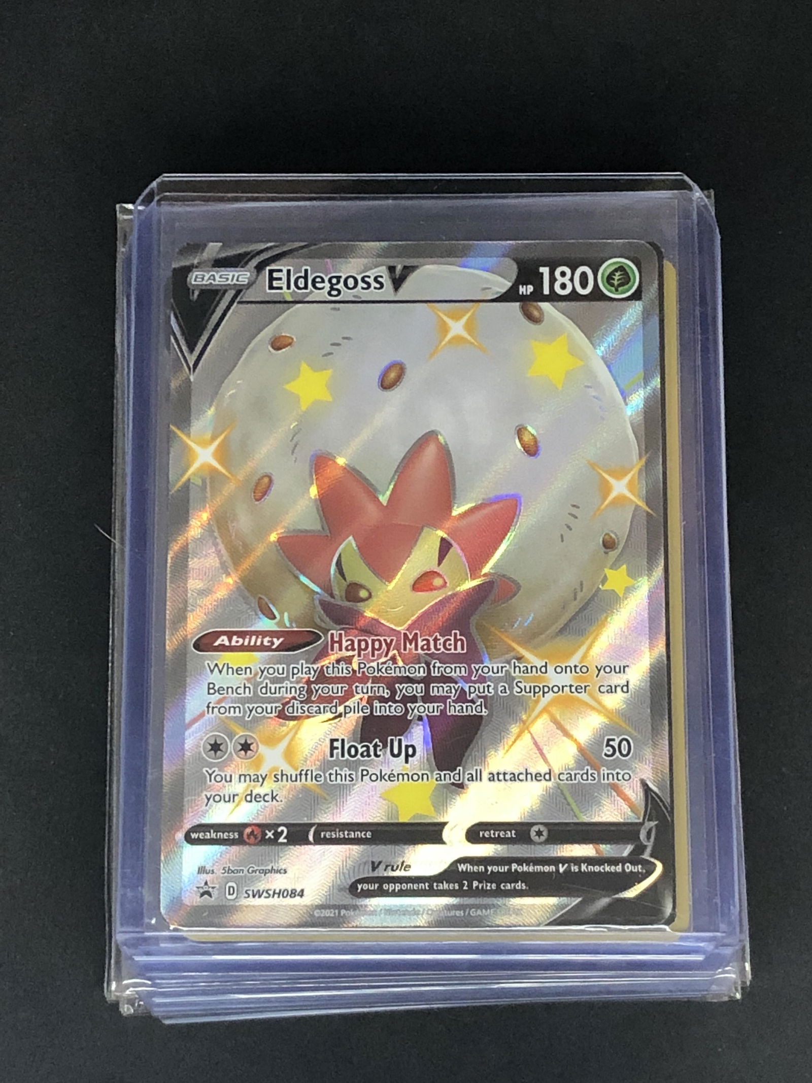 Eldegoss V Full Art Pokemon Card (1 of 1)