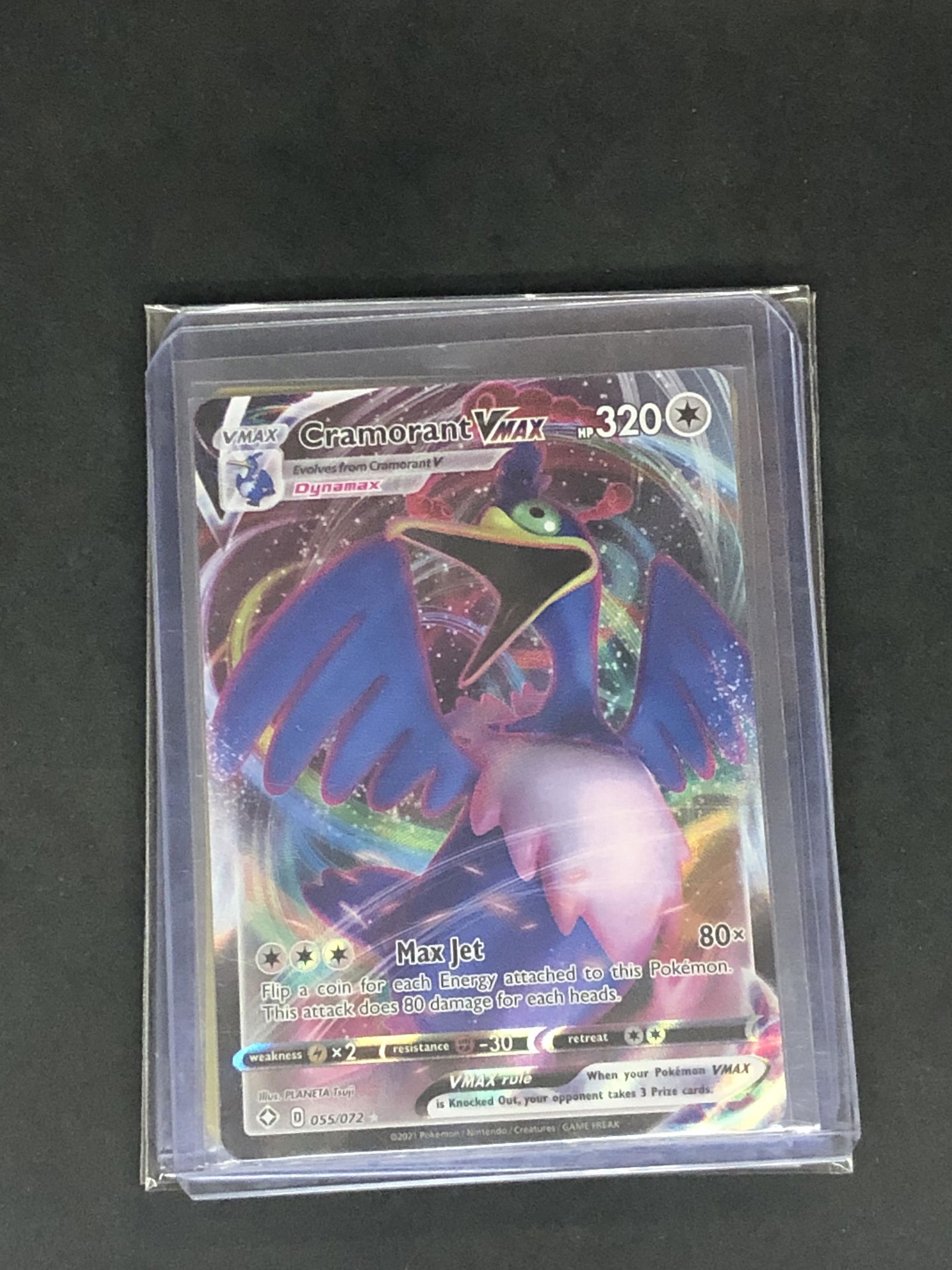 Cramorant VMAX Pokemon Card (1 of 1)