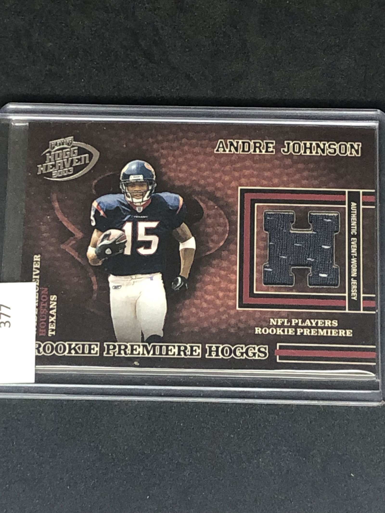 Andre Johnson Rookie Relic (1 of 1)