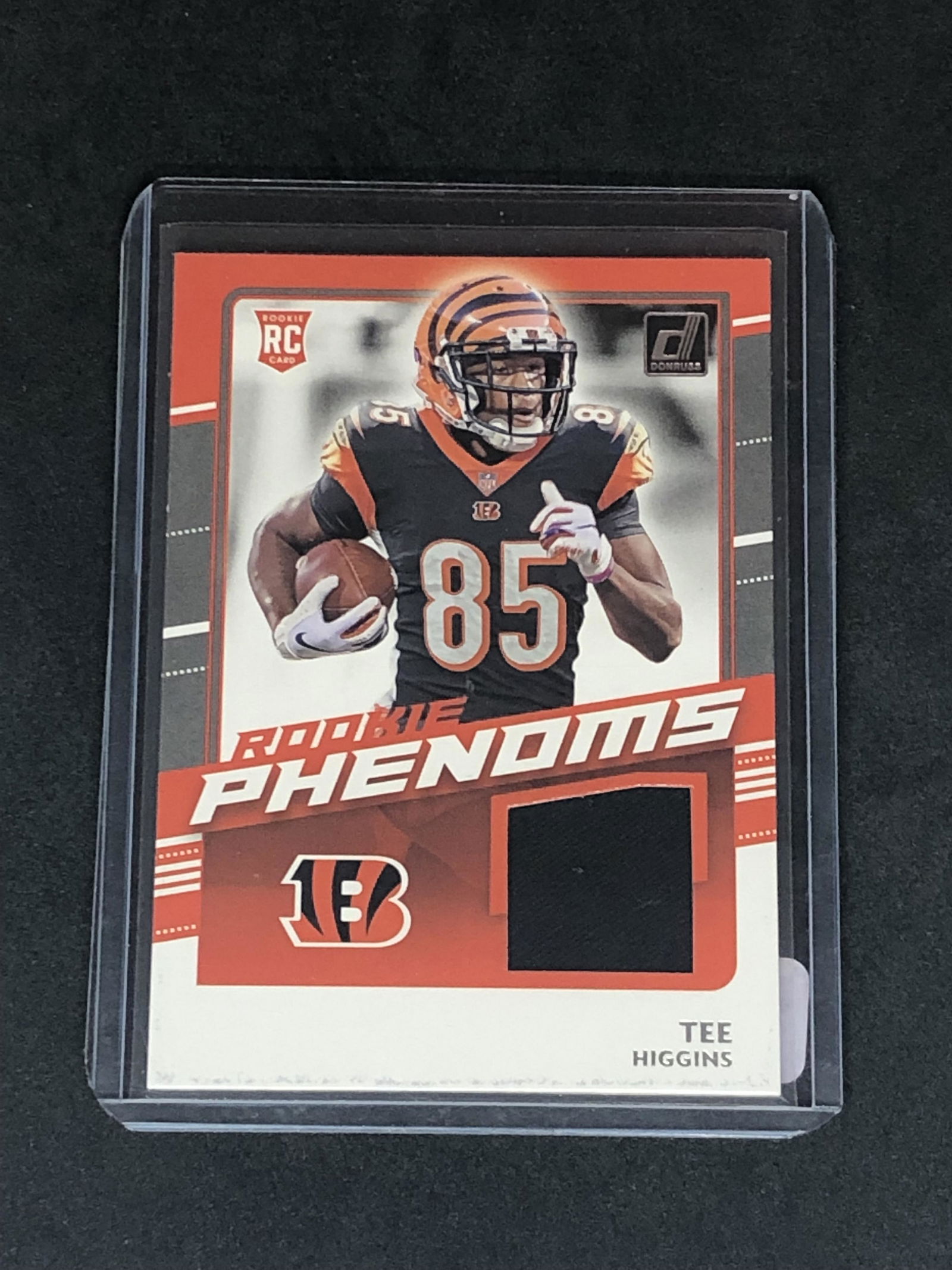 Tee Higgins Panini Donruss Rookie Relic (1 of 1)