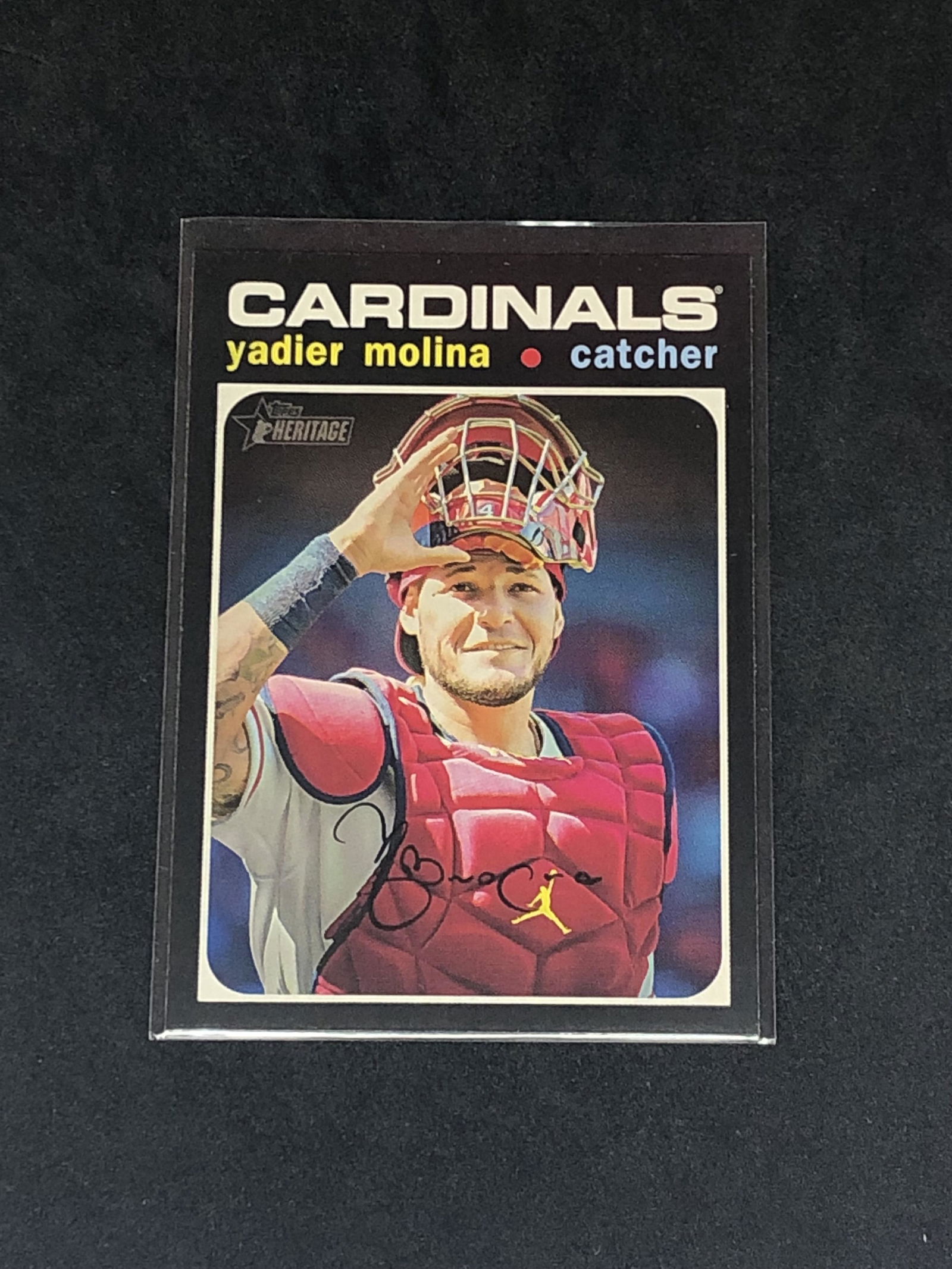Yadier Molina Topps Heritage (1 of 1)