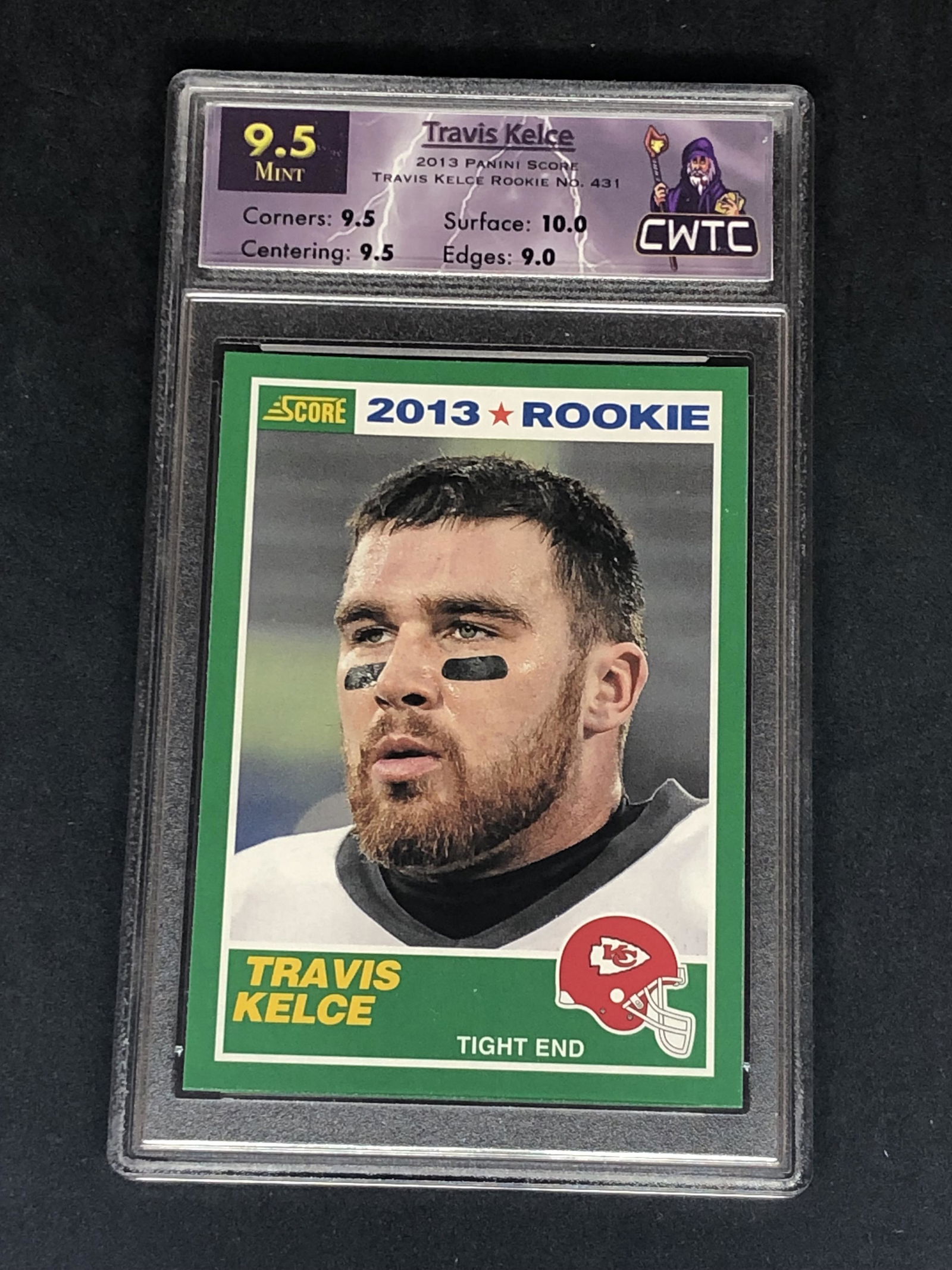 Travis Kelce Panini Score Rookie CWTC 9.5 (1 of 1)