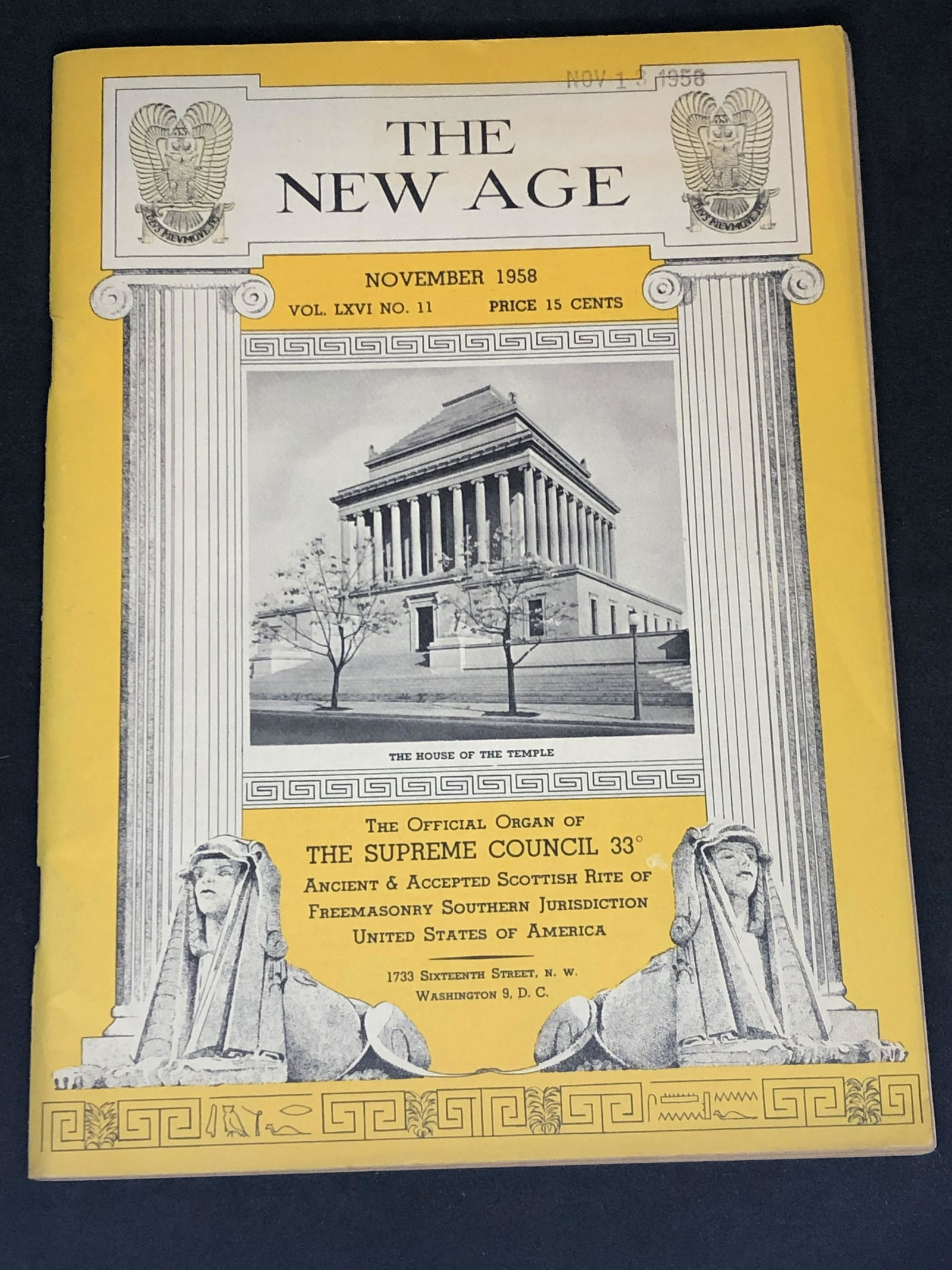 1950s The New Age Free Mason Monthly Publication (1 of 1)