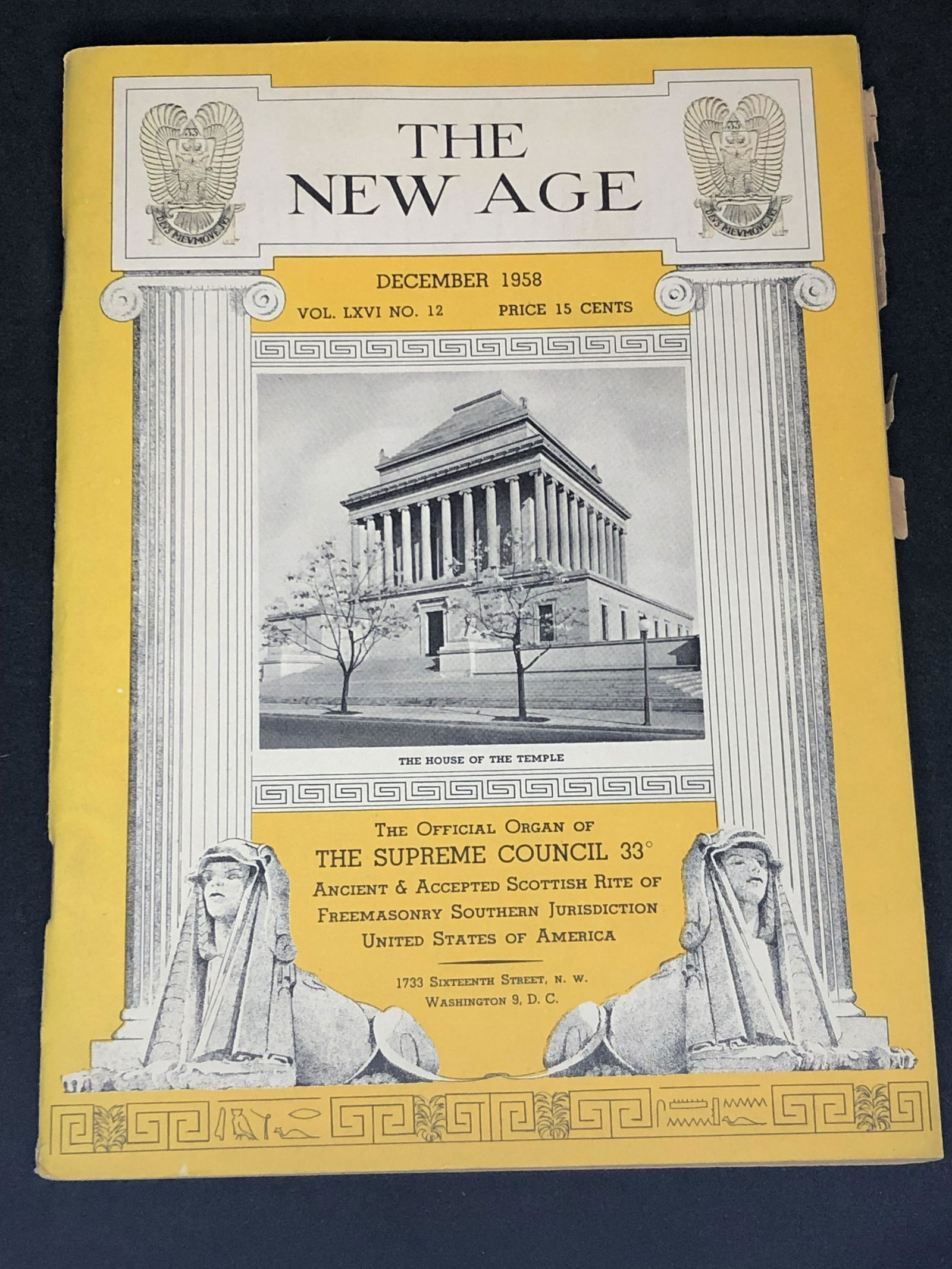 1950s The New Age Free Mason Monthly Publication (1 of 1)