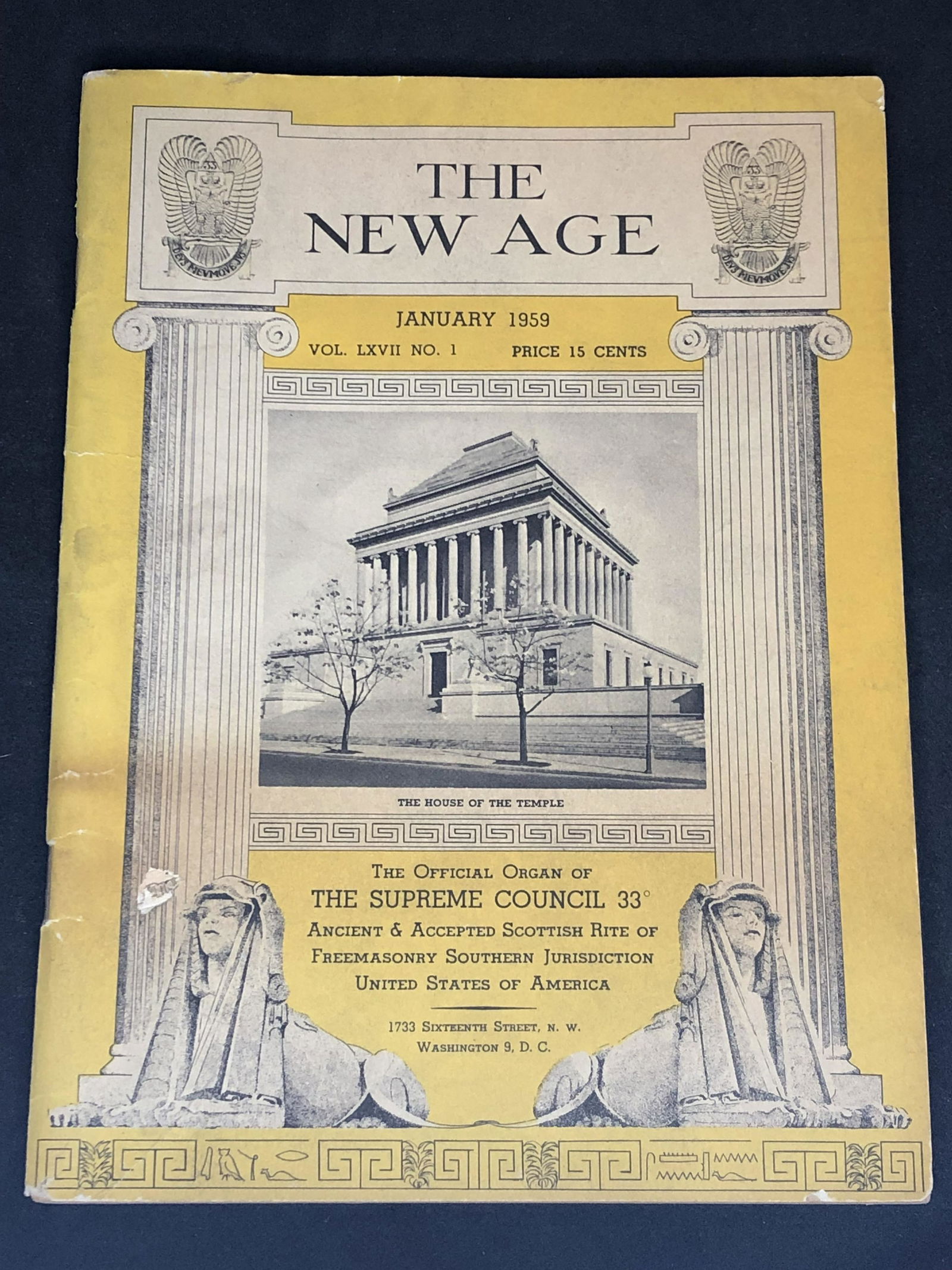 1950s The New Age Free Mason Monthly Publication (1 of 1)