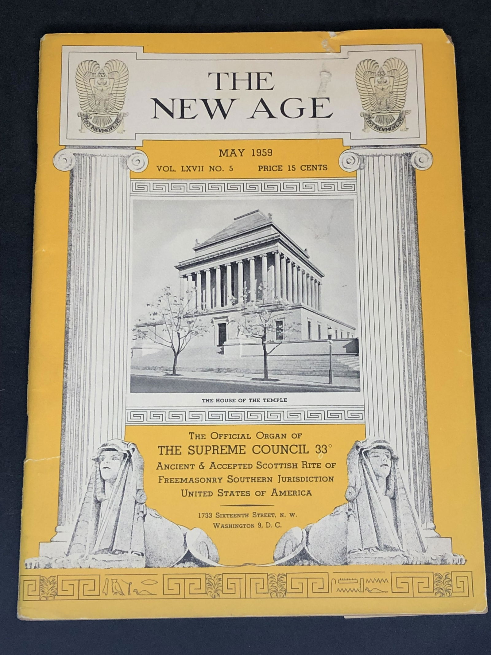 1950s The New Age Free Mason Monthly Publication (1 of 1)