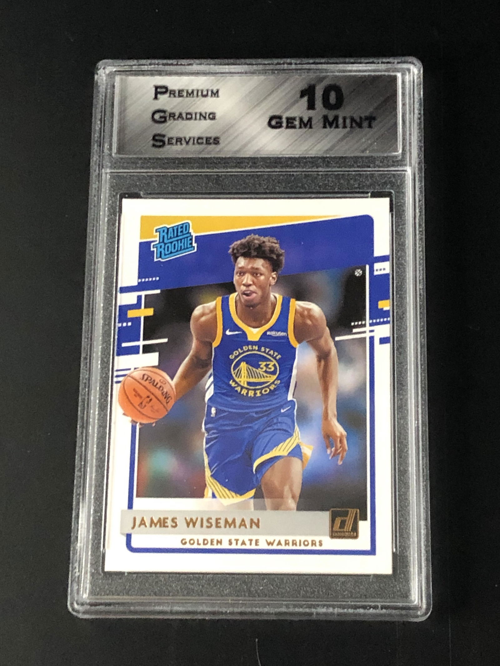 James Wiseman Donruss Rated Rookie PGS 10 (1 of 1)