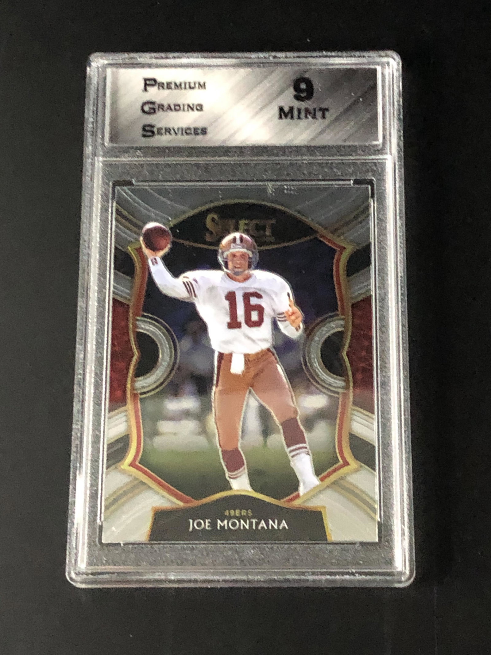 Joe Montana Panini Select PGS 9 (1 of 1)