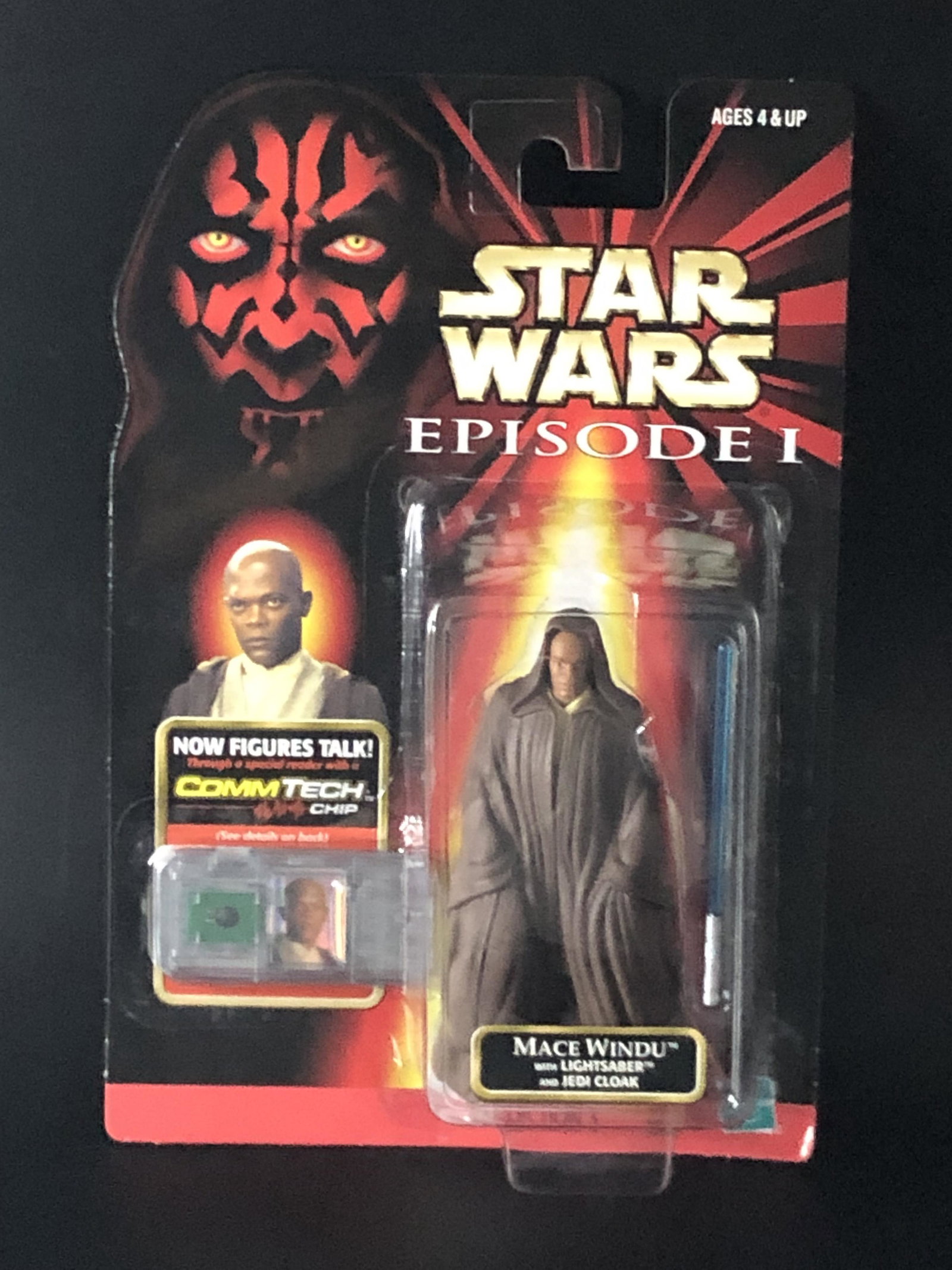 Vintage Kenner Star Wars Episode 1 Mace Windu: Vintage Retired Star Wars- In great condition!