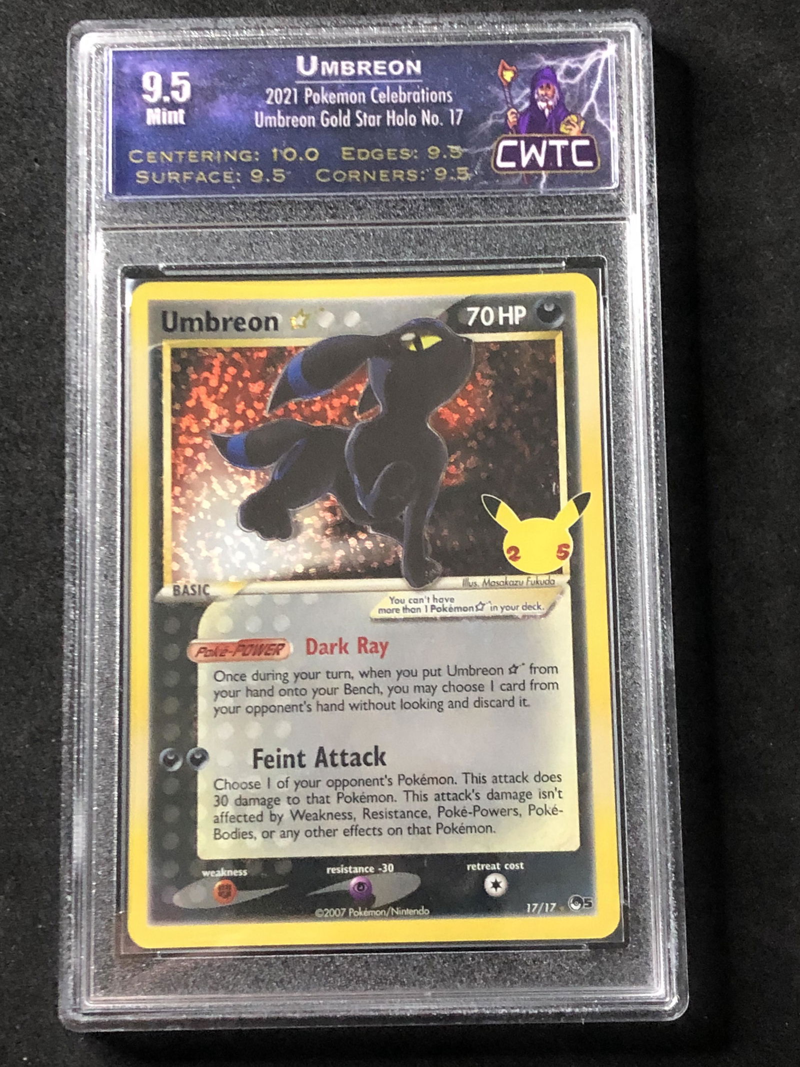 Umbreon Gold Star Holo CWTC 9.5 (1 of 1)