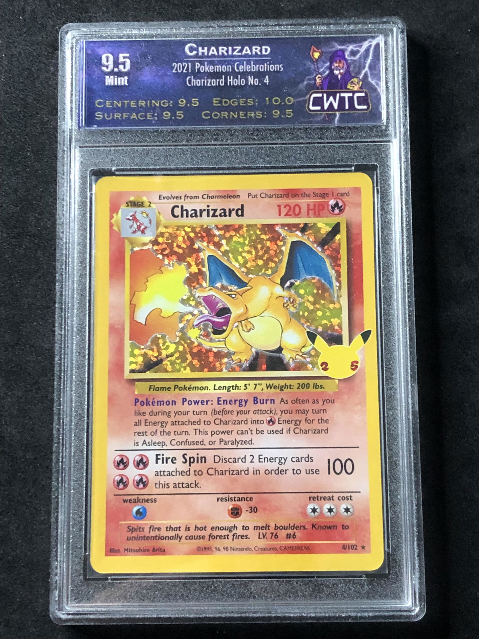 Charizard Celebrations Holo CWTC 9.5 (1 of 1)