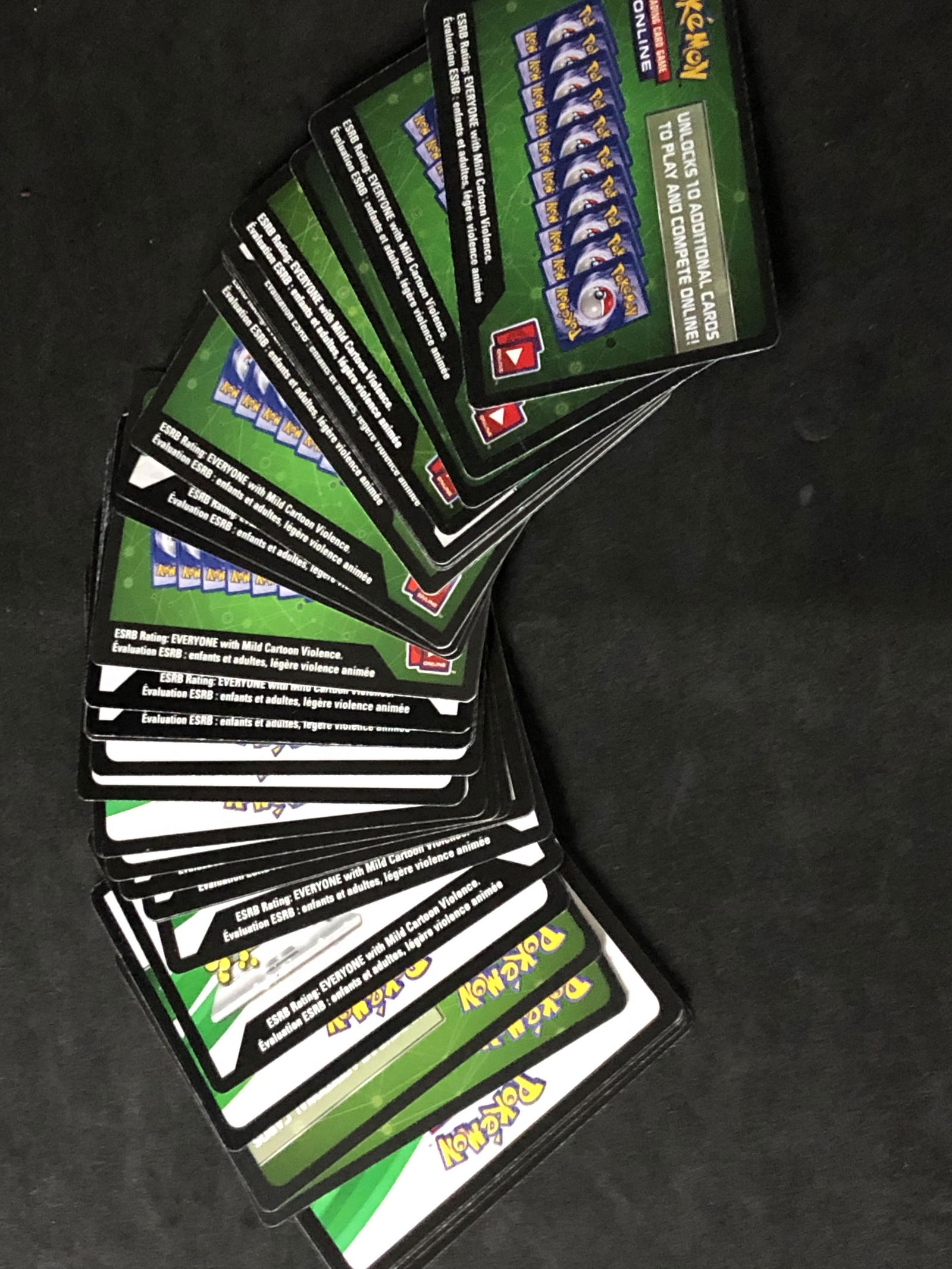 Lot of Pokemon Code Cards (1 of 1)