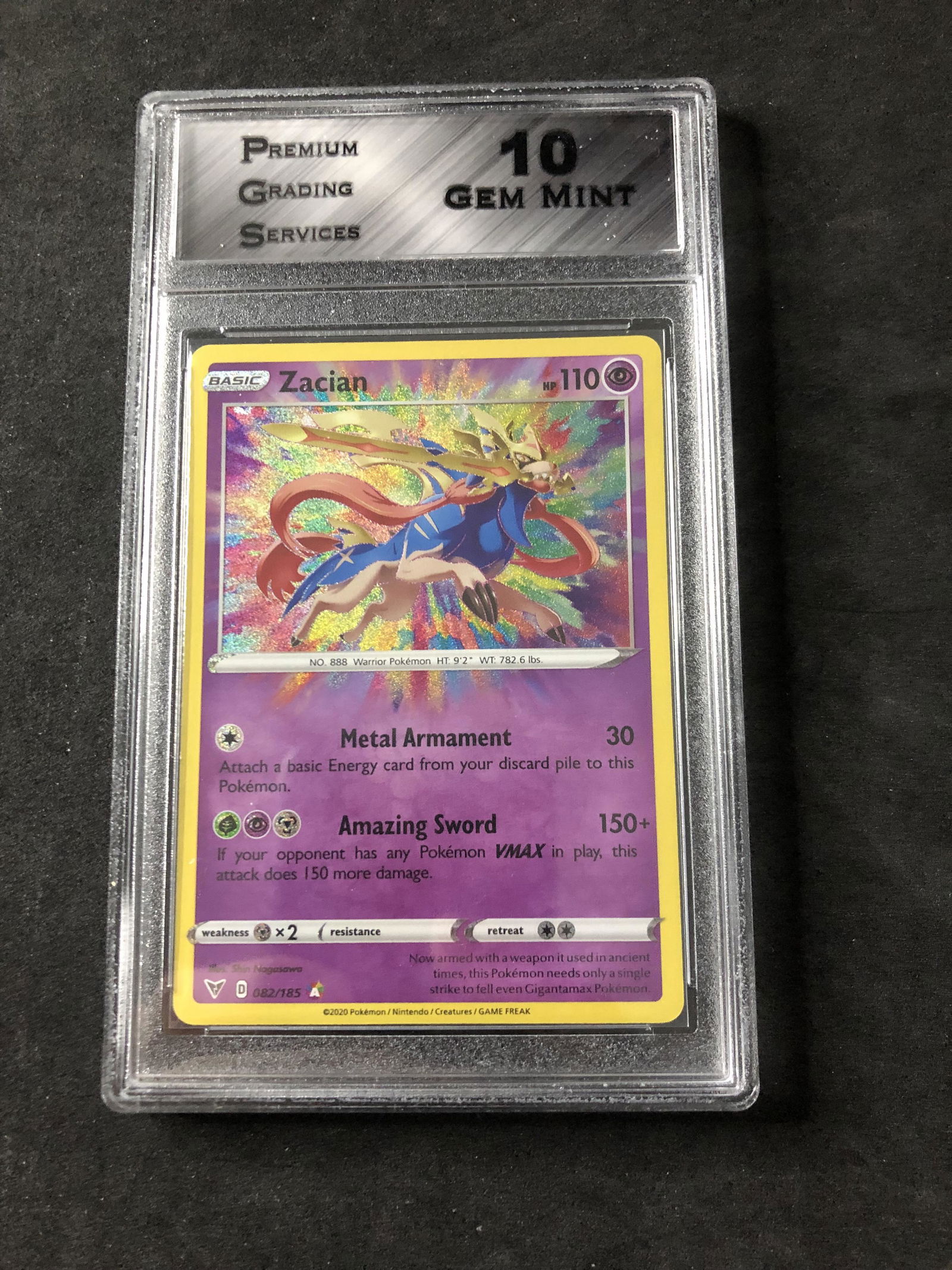 Zacian Amazing Rare PGS 10 (1 of 1)