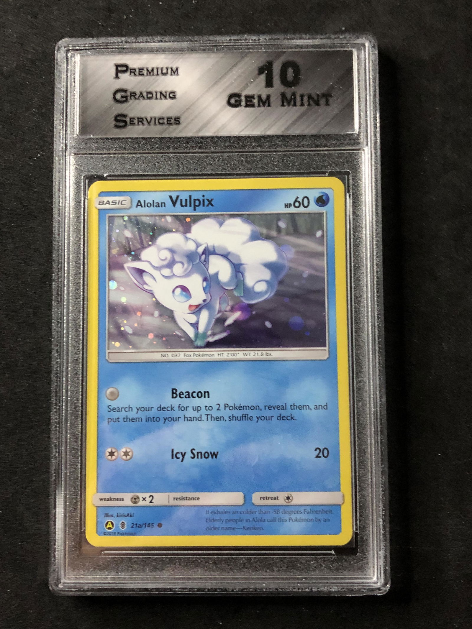 Alolan Vulpix Holo PGS 10 (1 of 1)