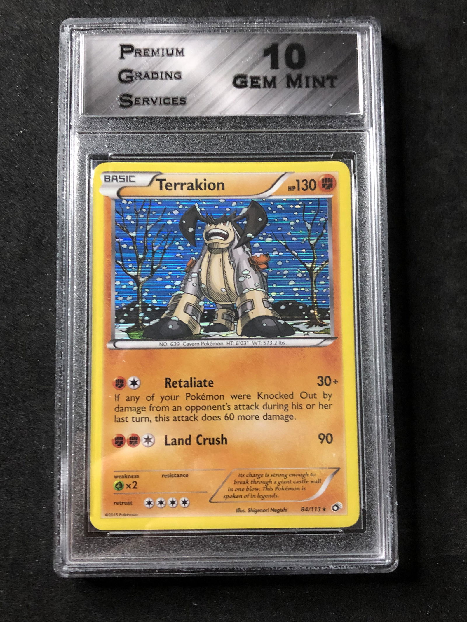 Terrakion Holo PGS 10 (1 of 1)