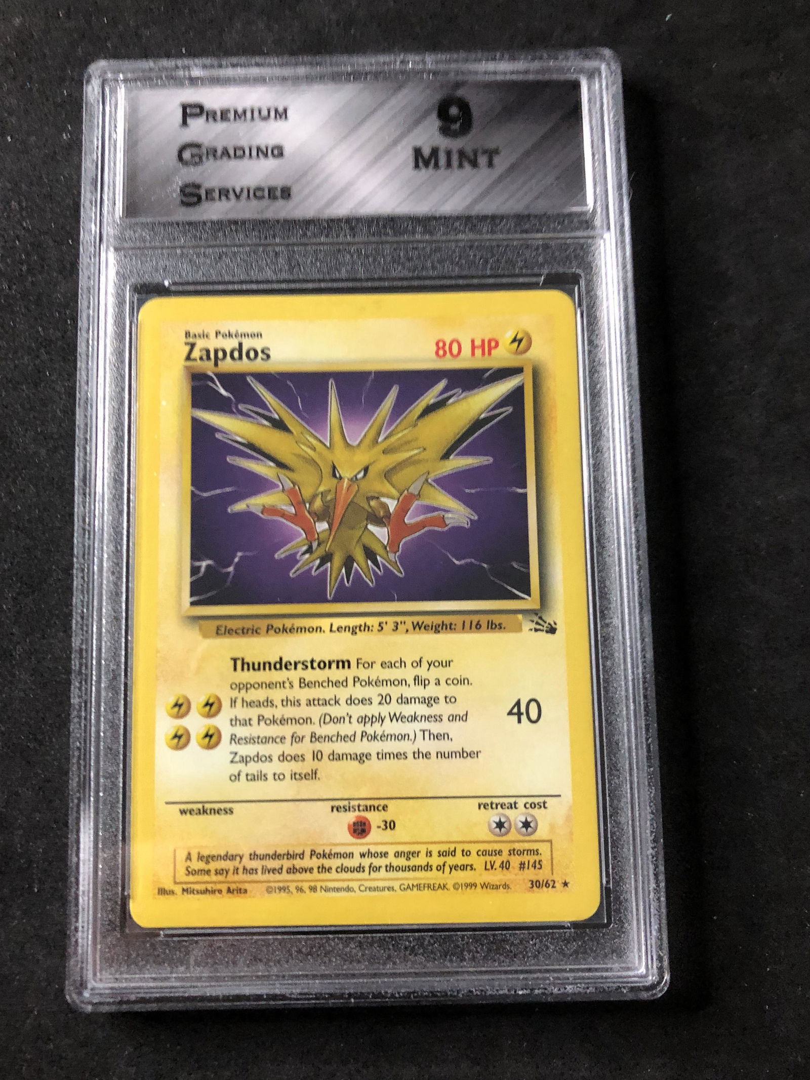 Zapdos Fossil Set PGS 9 (1 of 1)