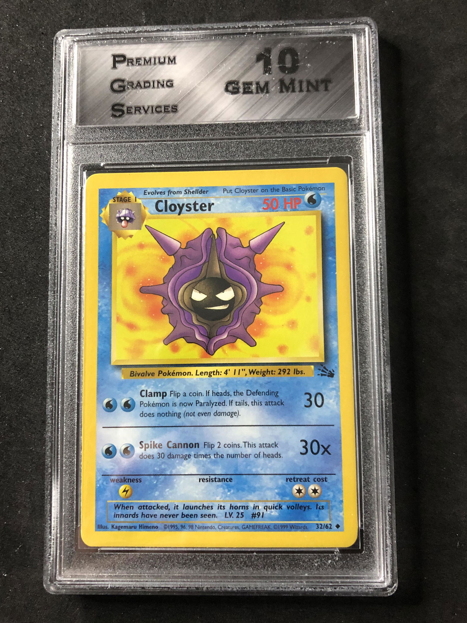 Fossil Set Cloyster PGS 10 (1 of 1)