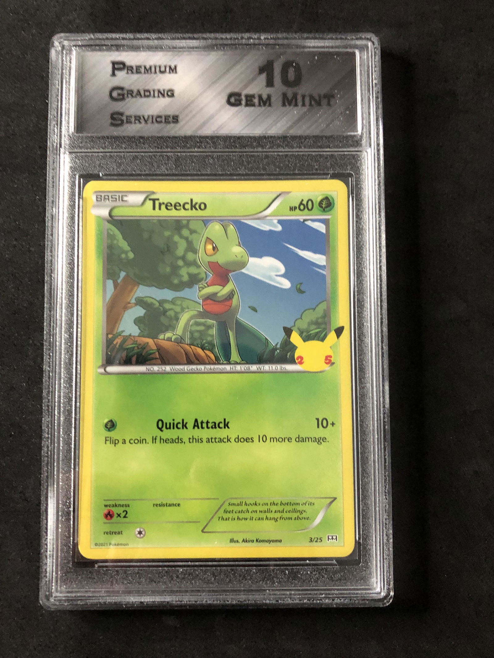 Treecko 25th Ann. 3/25 PGS 10 (1 of 1)