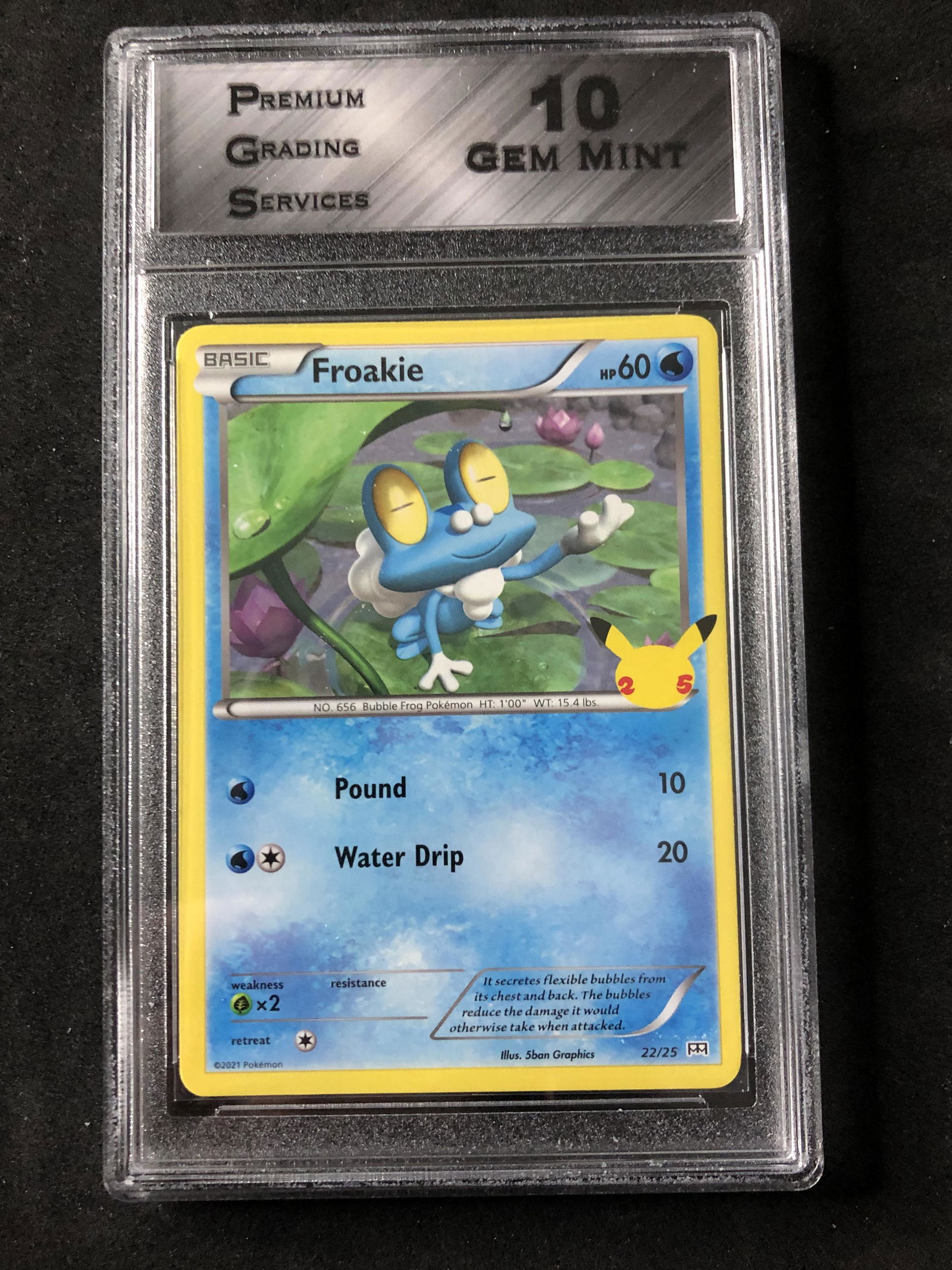 Froakie 25th Ann. 22/25 PGS 10 (1 of 1)