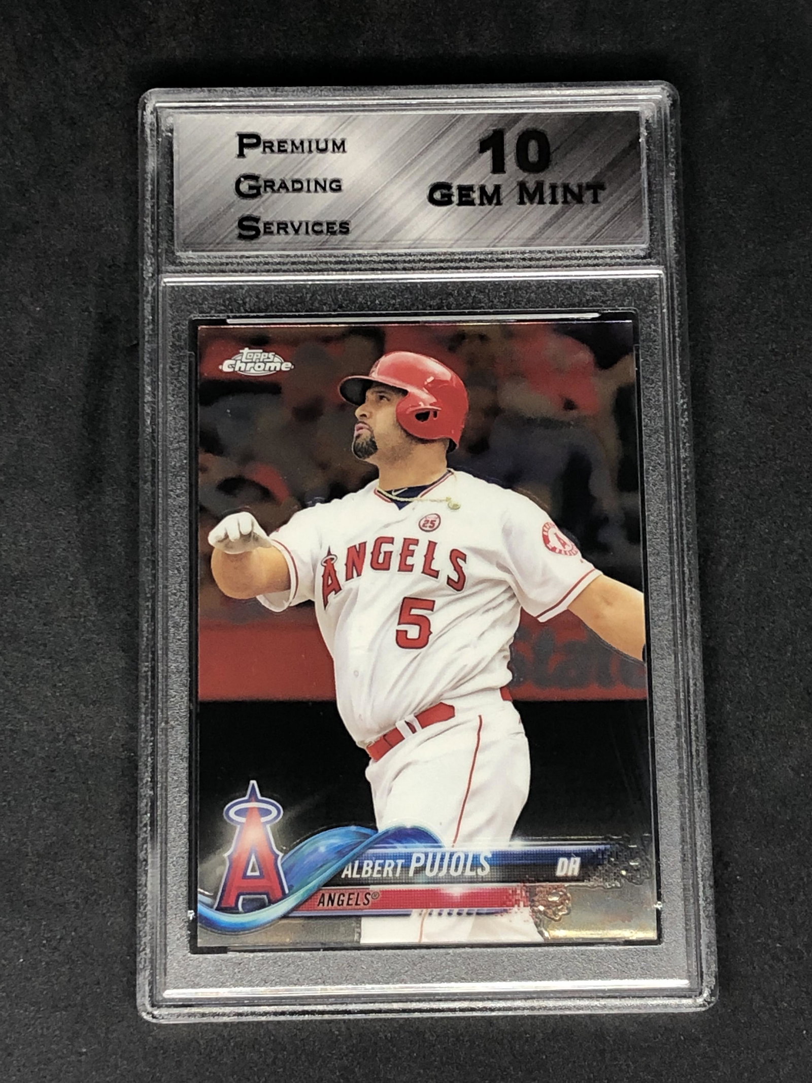 Albert Pujols Topps Chrome Graded PGS 10 (1 of 1)