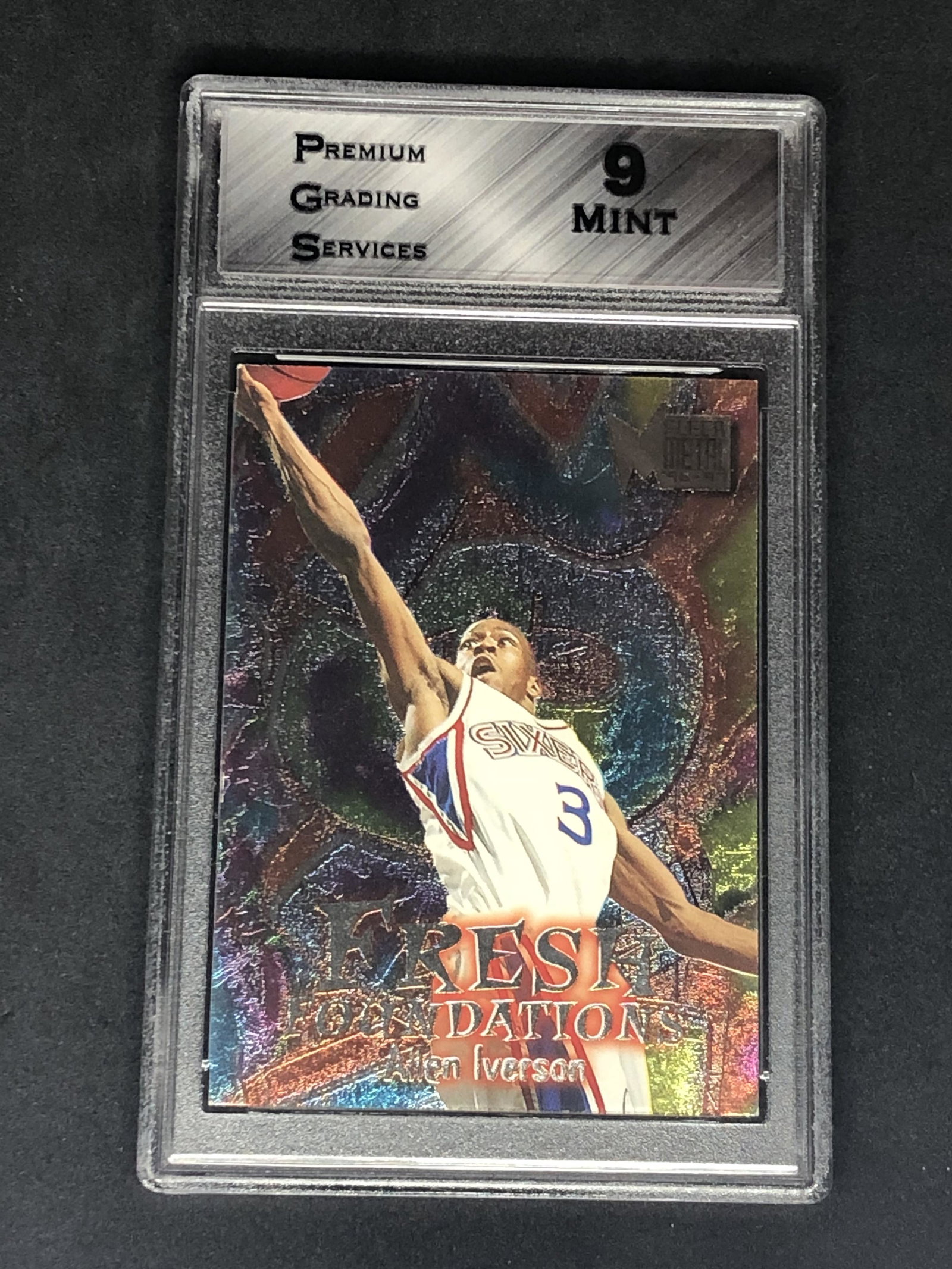 Allen Iverson Fleer Metal Graded PGS 9 (1 of 1)