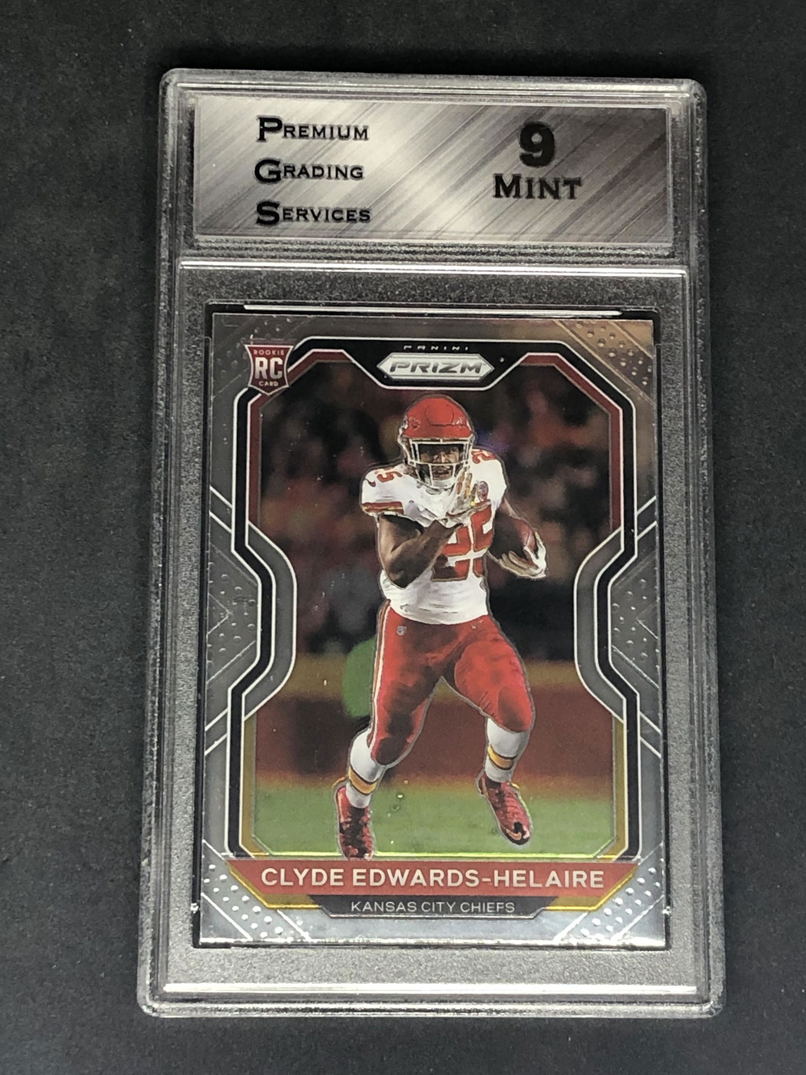 Clyde Edwards-Helaire Panini Prizm Rookie Graded PGS 9 (1 of 1)