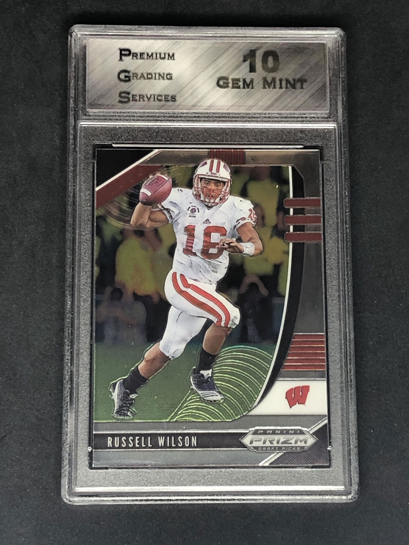 Russell Wilson Panini Prizm Graded PGS 10 (1 of 1)