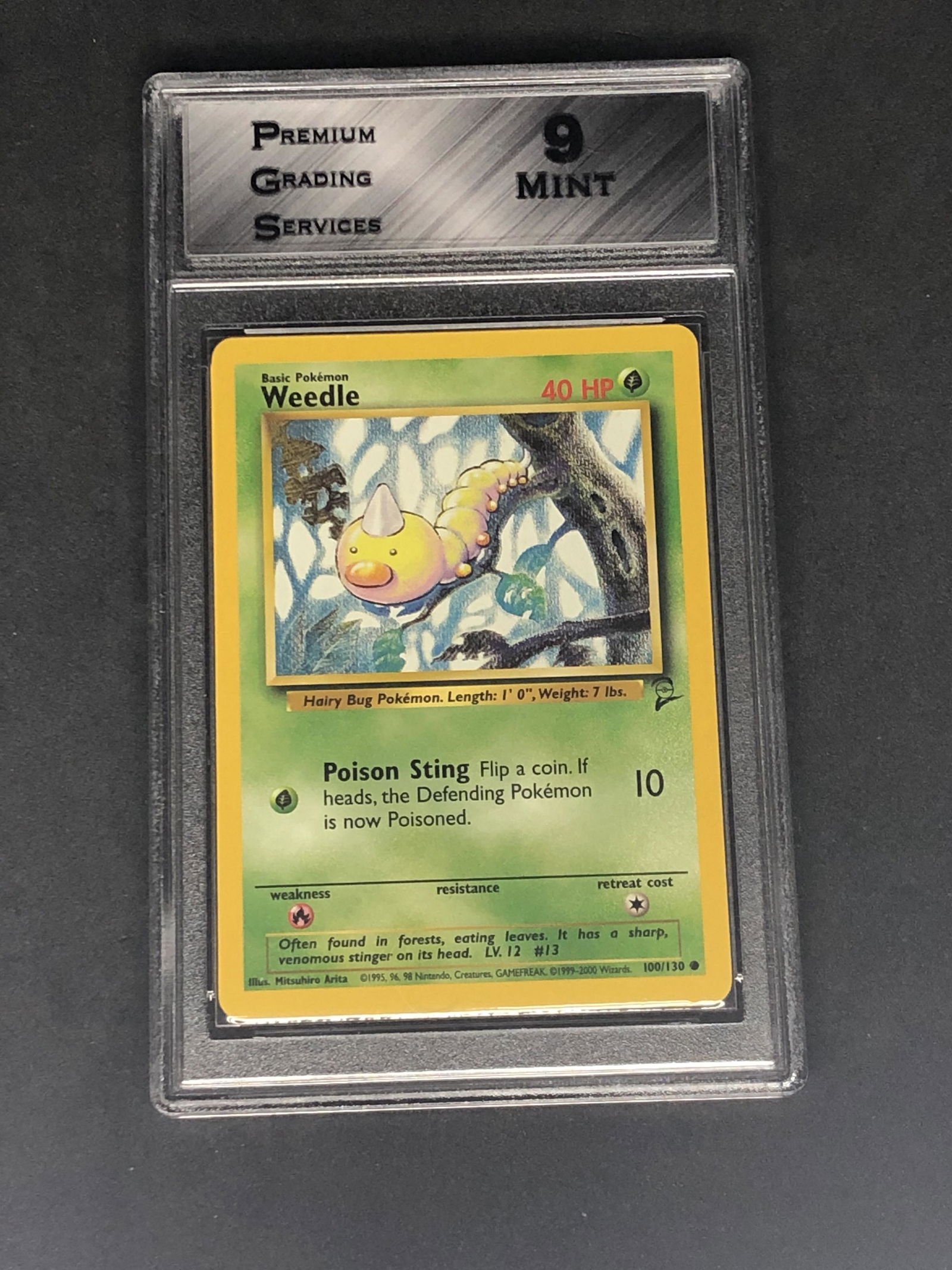 Base Set 2 Weedle Graded PGS 9 (1 of 1)
