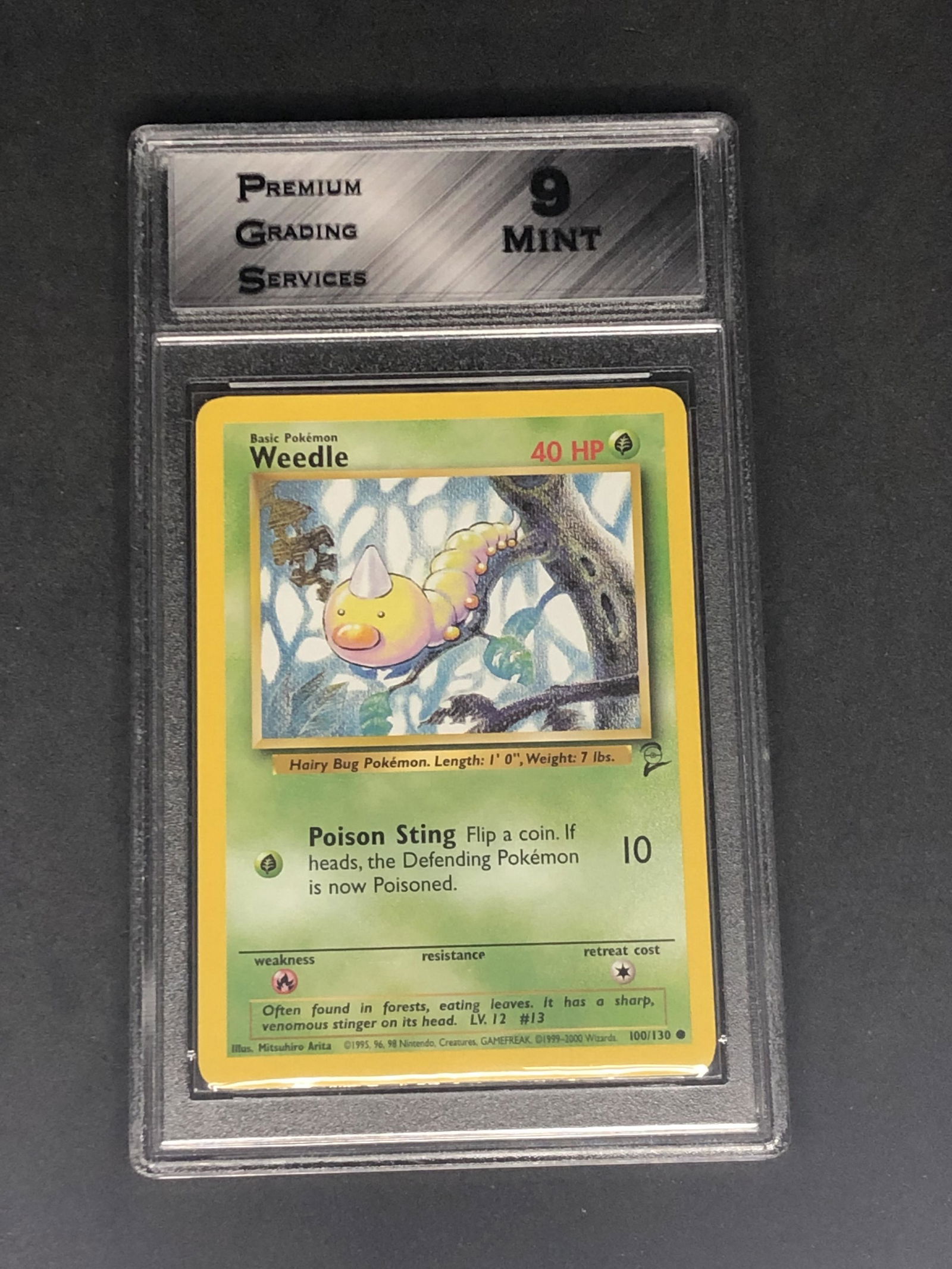 Base Set 2 Weedle Graded PGS 9 (1 of 1)
