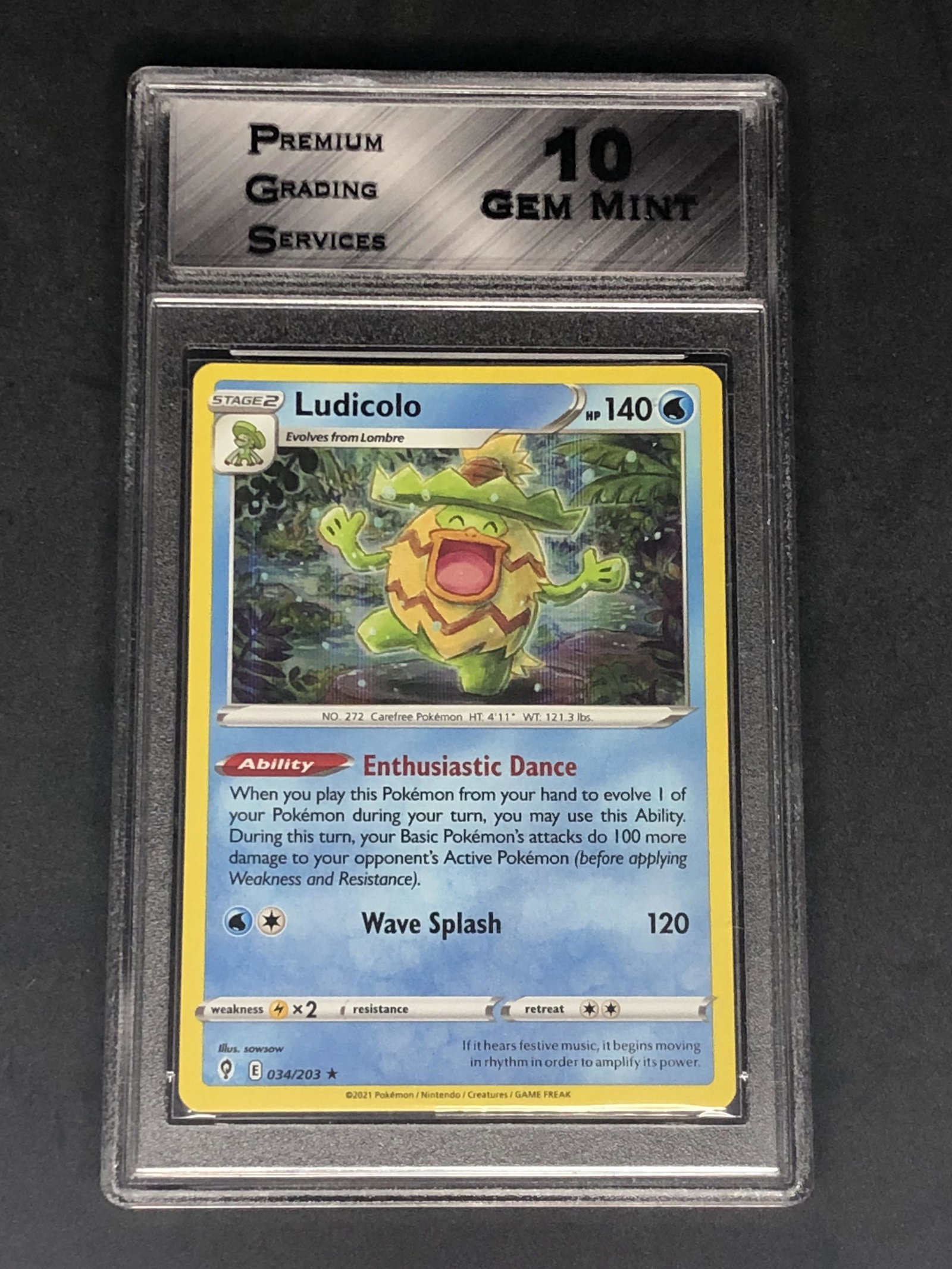 Ludicolo Holo Graded PGS 10 (1 of 1)
