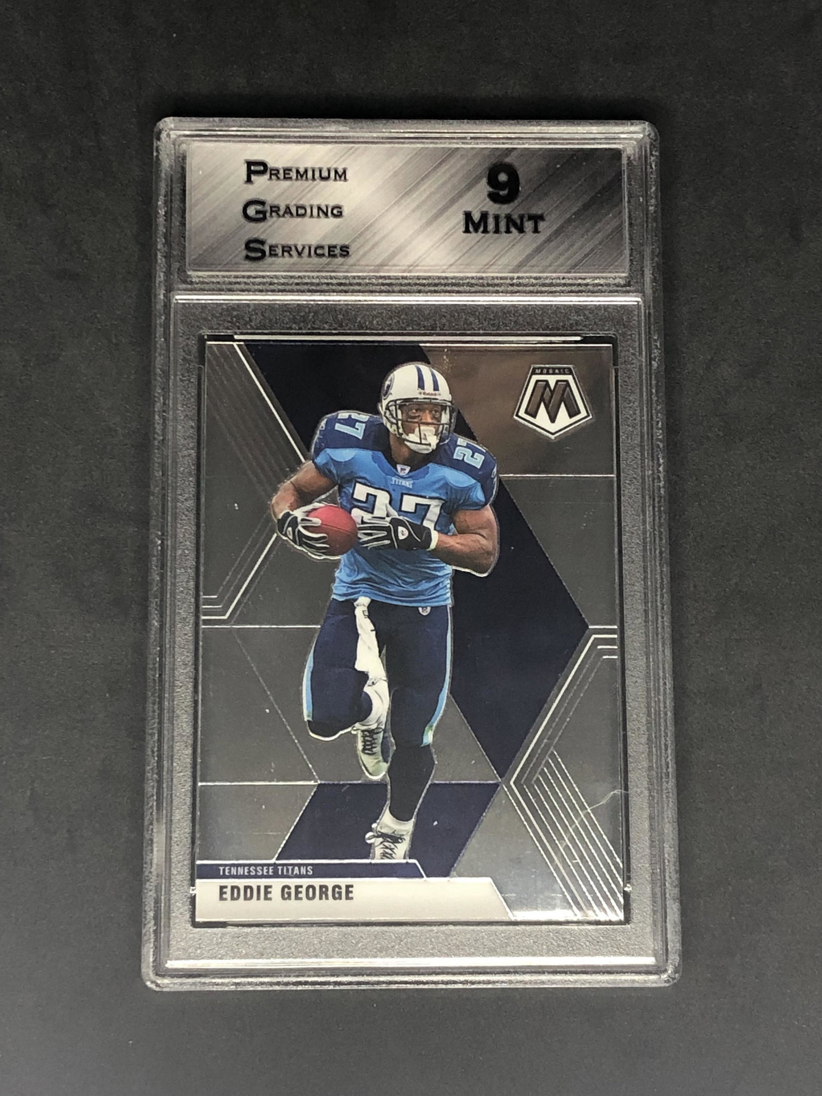 Eddie George Panini Mosaic Graded PGS 9 (1 of 1)