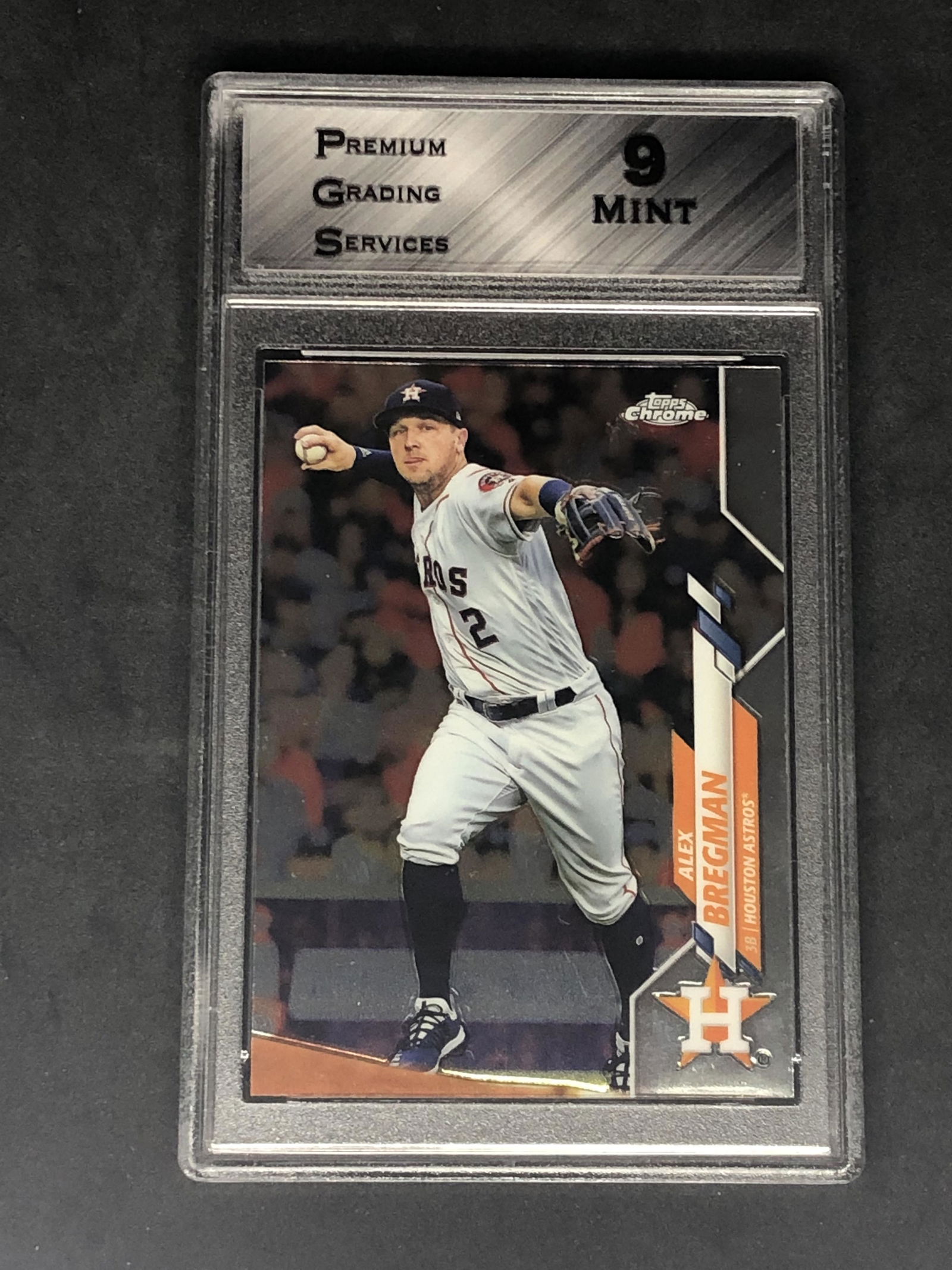 Alex Bregman Topps Chrome Graded PGS 9 (1 of 1)