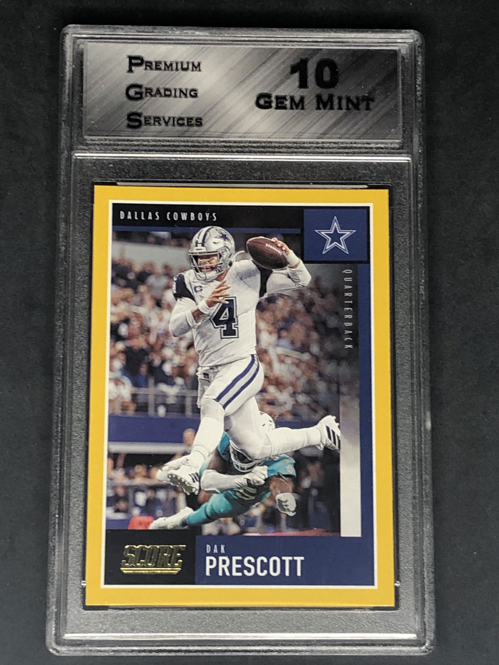 Dak Prescott Panini Score Graded PGS 10 (1 of 1)
