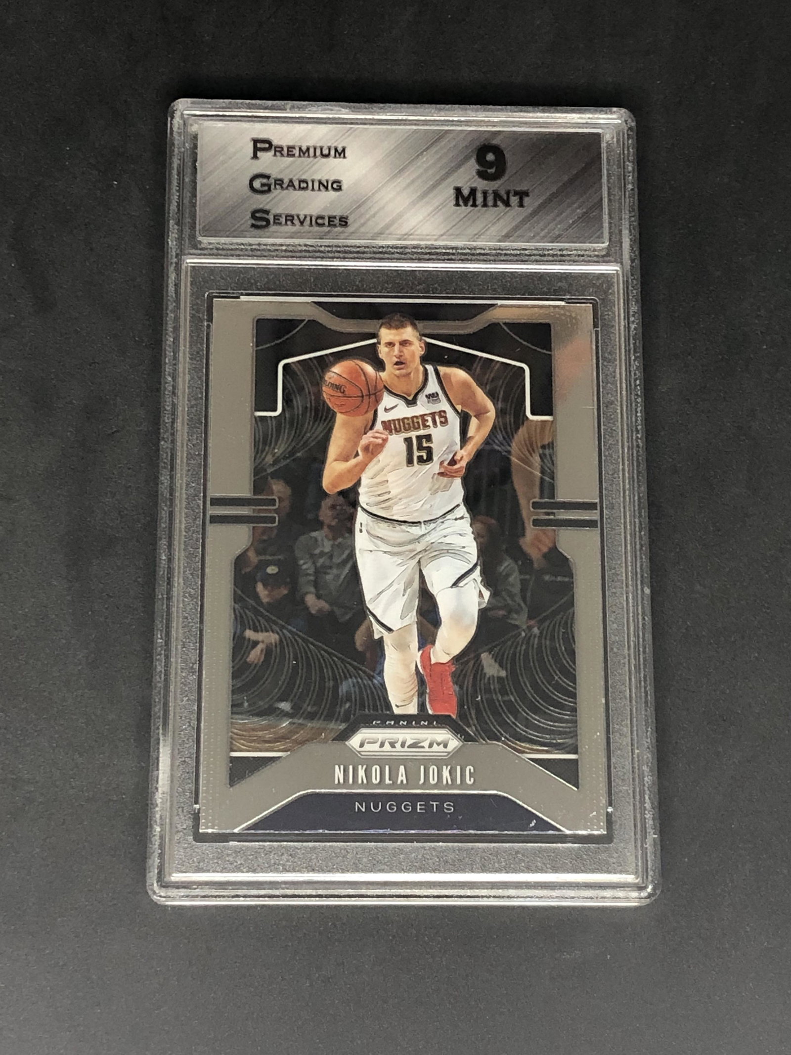Nikola Jokic Panini Prizm Graded PGS 9 (1 of 1)