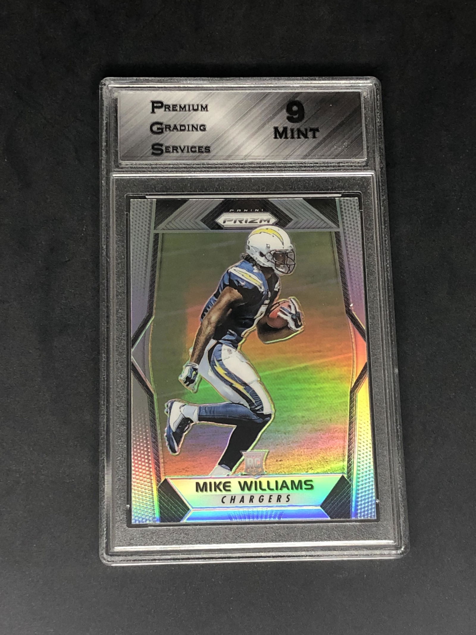 Mike Williams Panini Prizm Rookie Silver Graded PGS 9 (1 of 1)
